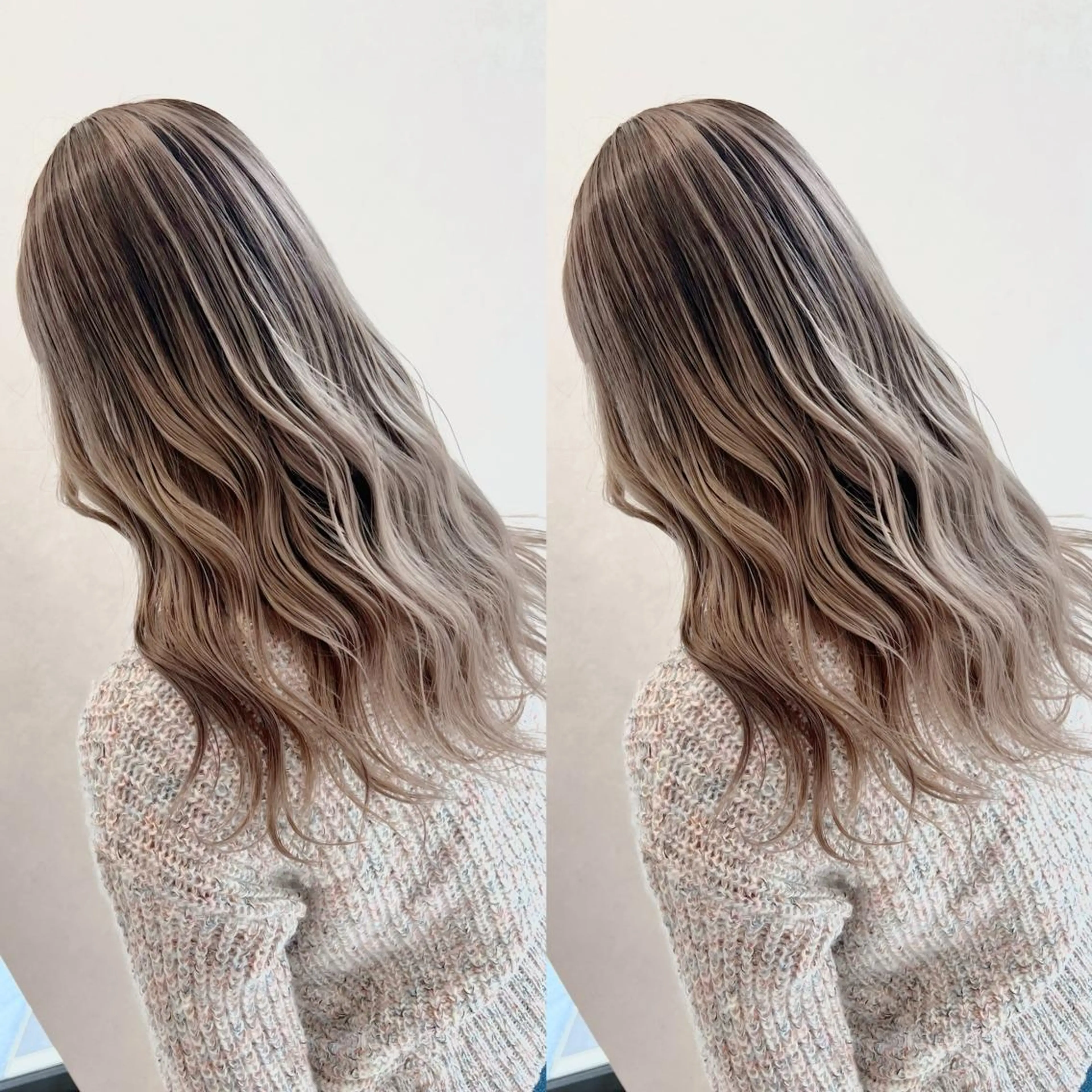 カラー バレイヤージュ ブリーチ earth甲府昭和店 東　允のヘアスタイル