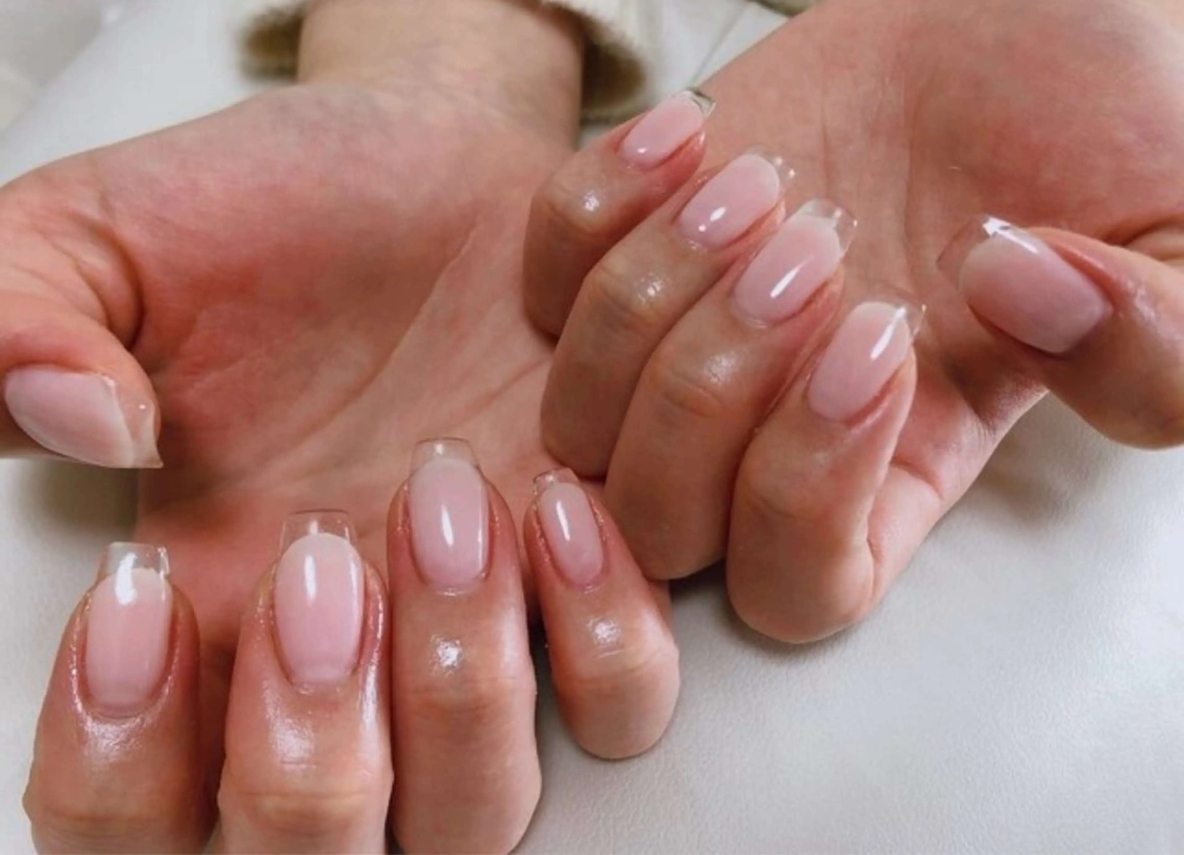 ネイル クリアネイル フットネイル フレンチネイル ジェルネイル パラジェル kikinail 溝の口のネイルデザイン