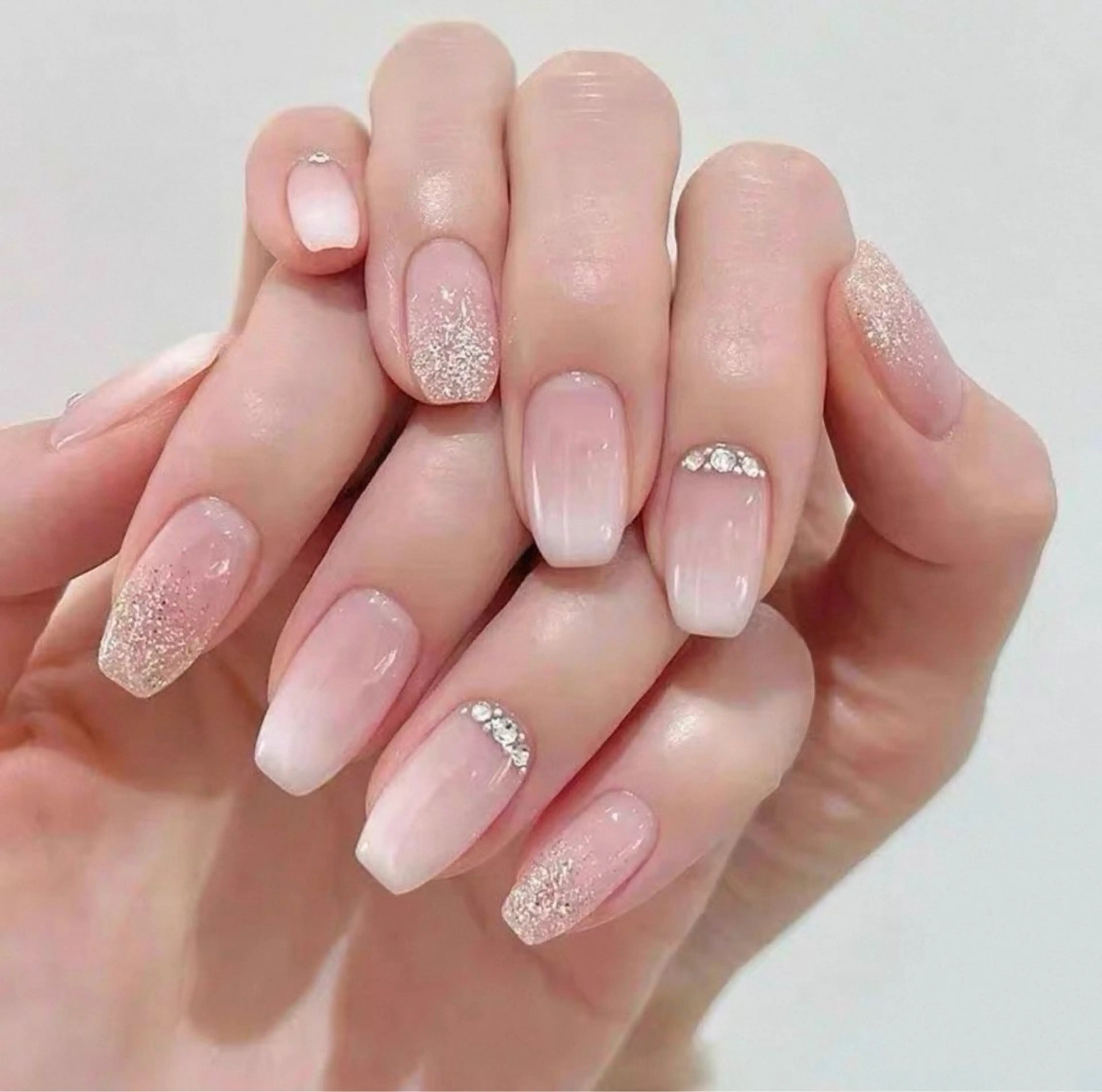 ネイル ジェルネイル ミラーネイル ニュアンスネイル 夏ネイル ネイルチップ Mai nail サロン渋谷のネイルデザイン