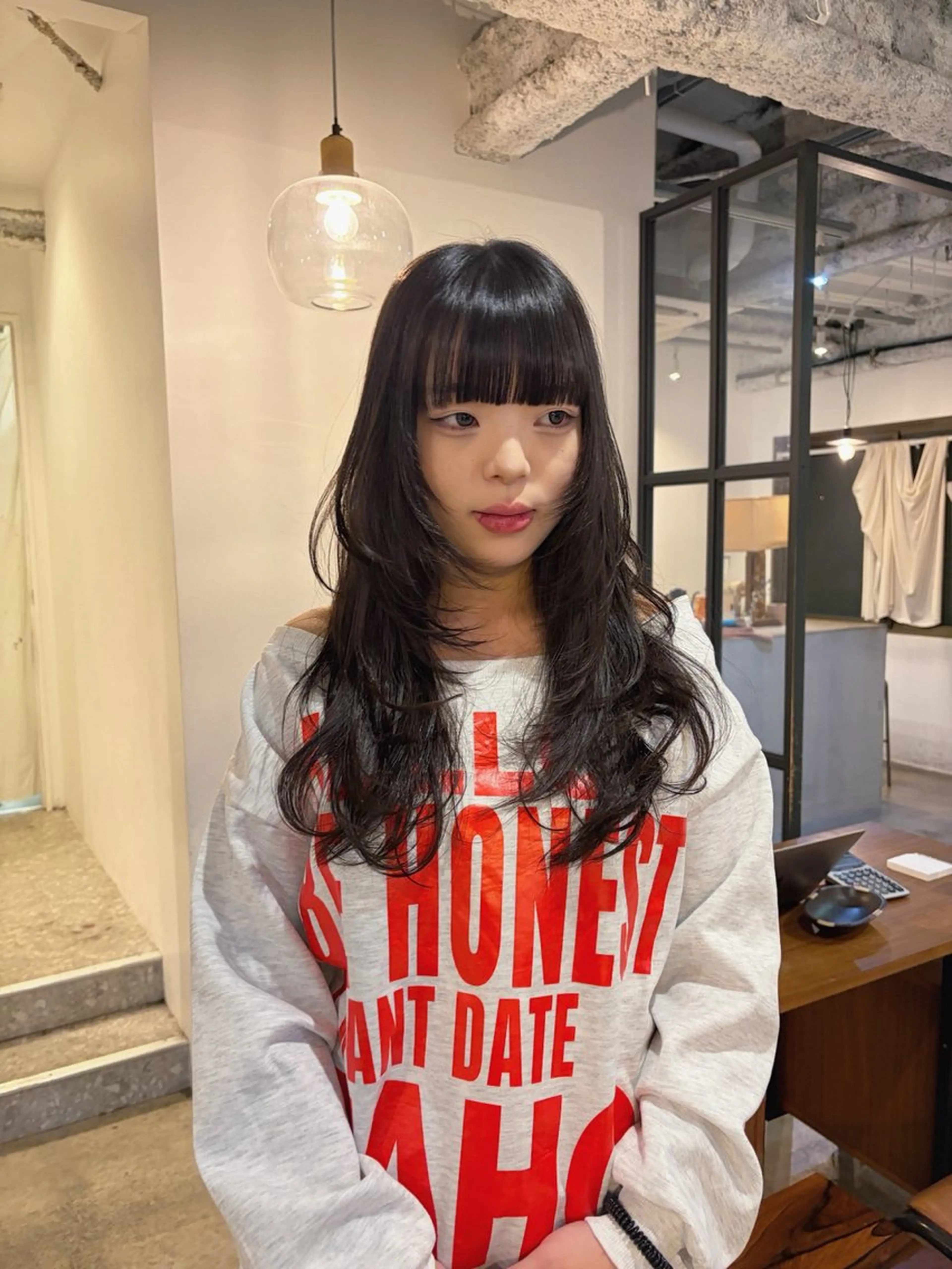 ロング レイヤーカット 🧣misaki 🧣のヘアスタイル