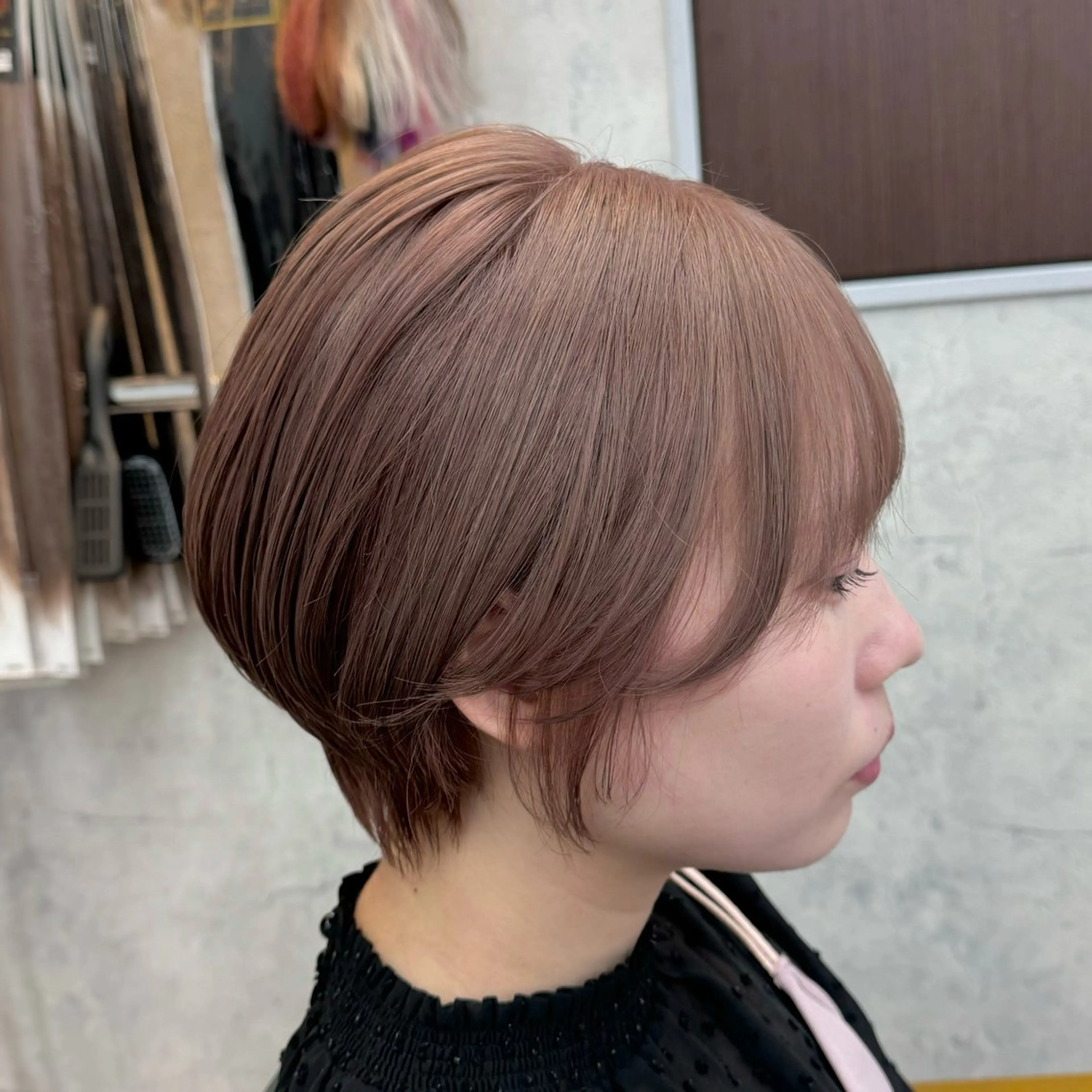 ショート カラー JUNSHIN🦋 ヘアセット／カラーのヘアスタイル