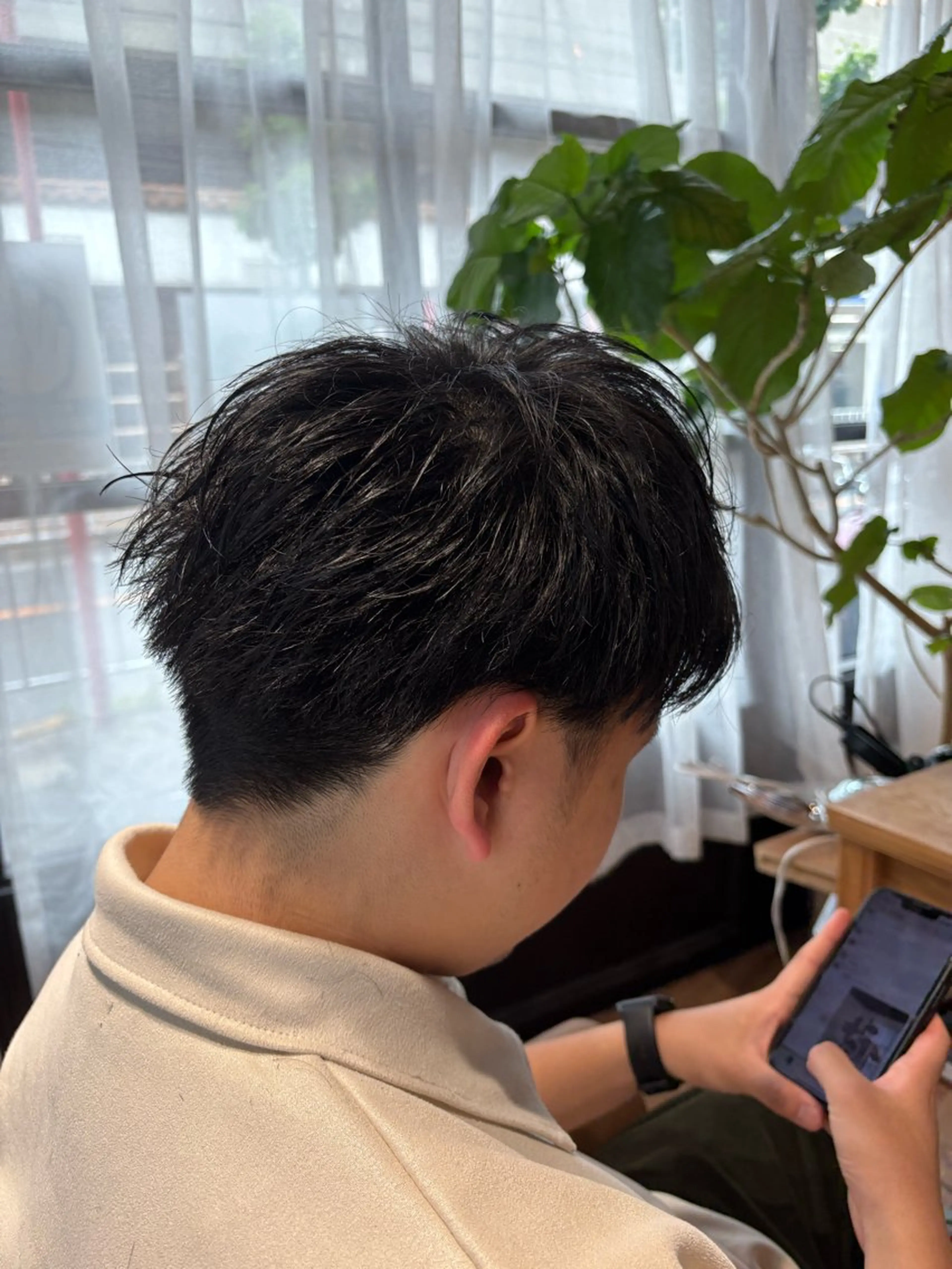 ショート メンズ 刈り上げ メンズサロン Aso bee 桑原 剛志のヘアスタイル