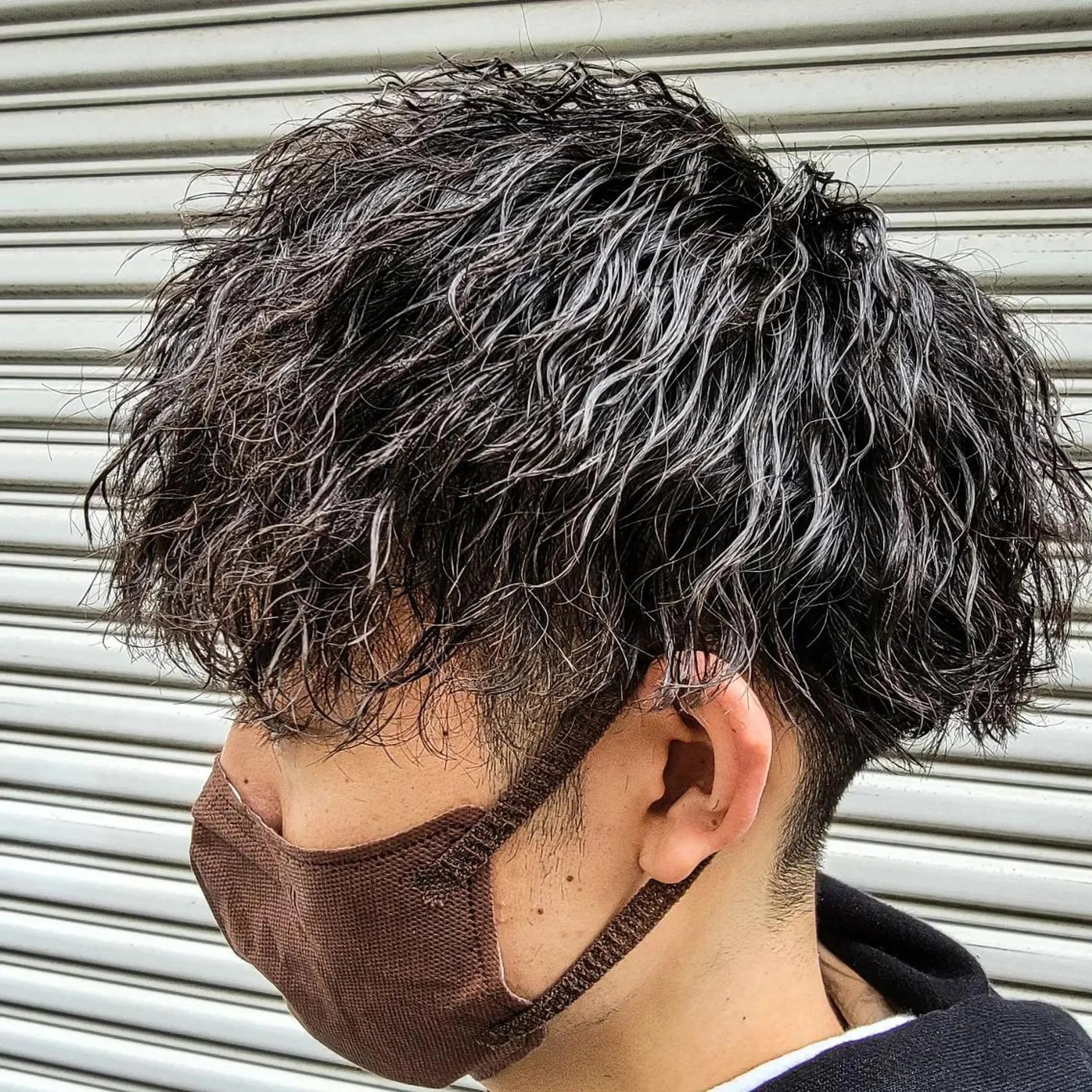 メンズ メンズパーマ 特殊パーマ 片山恭兵のヘアスタイル