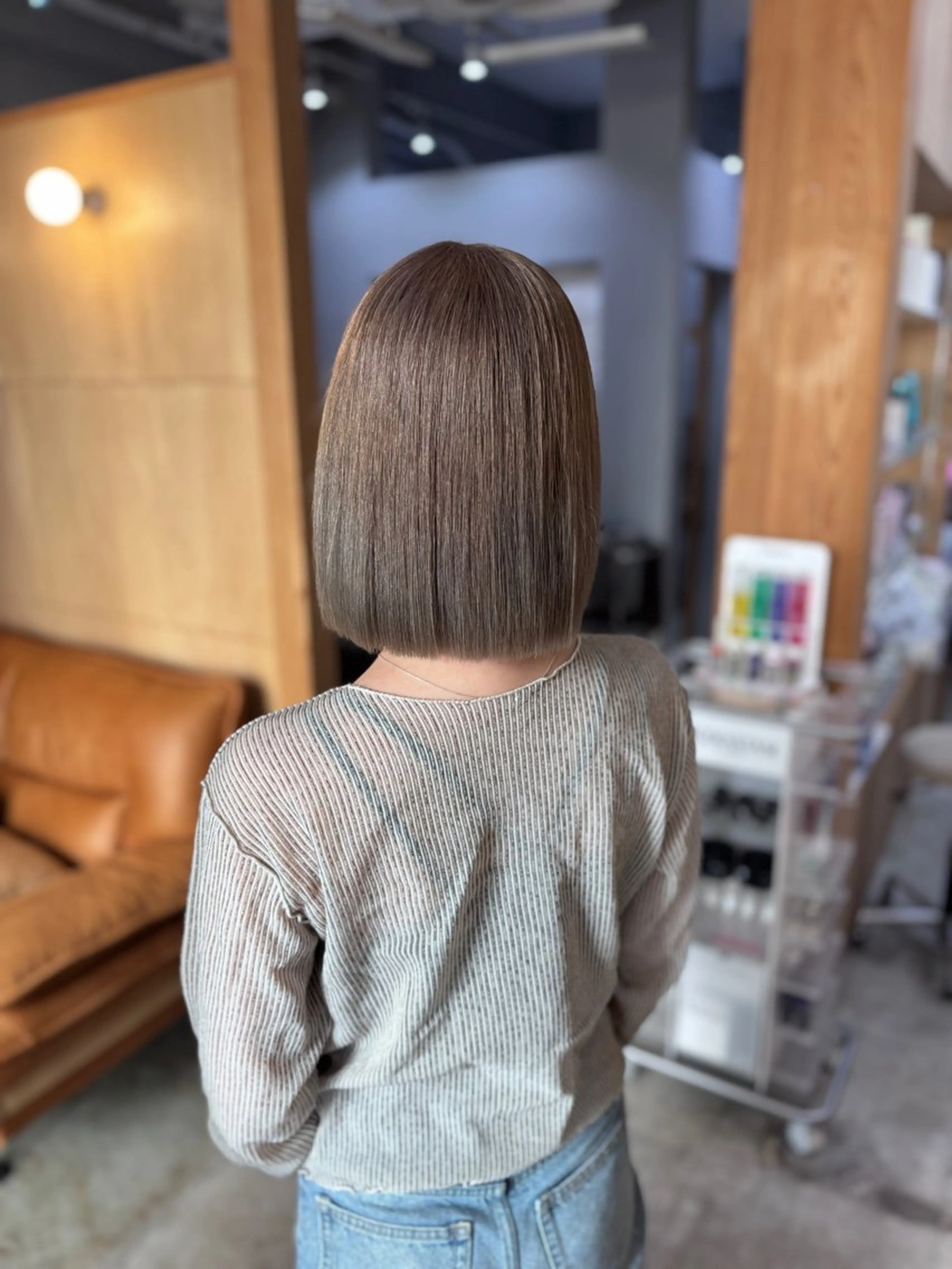 ミディアム miloc naha ナナカのヘアスタイル