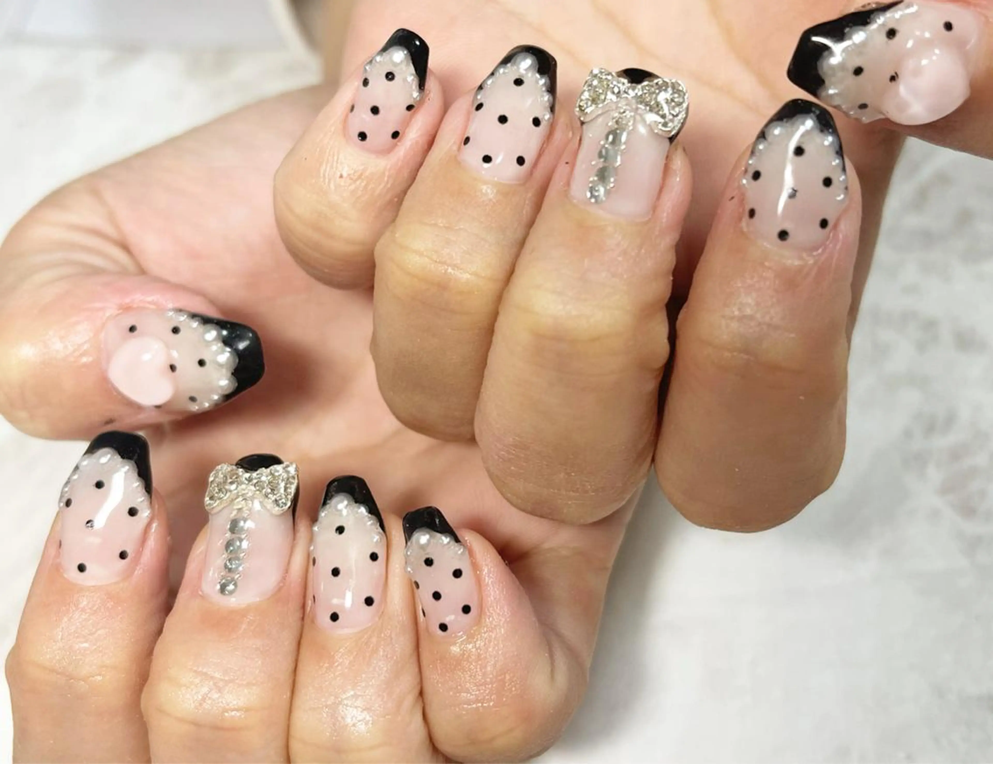 ネイル ドット フットネイル フレンチネイル ニュアンスネイル シンプルネイル nail fufla ♡yamane♡のネイルデザイン
