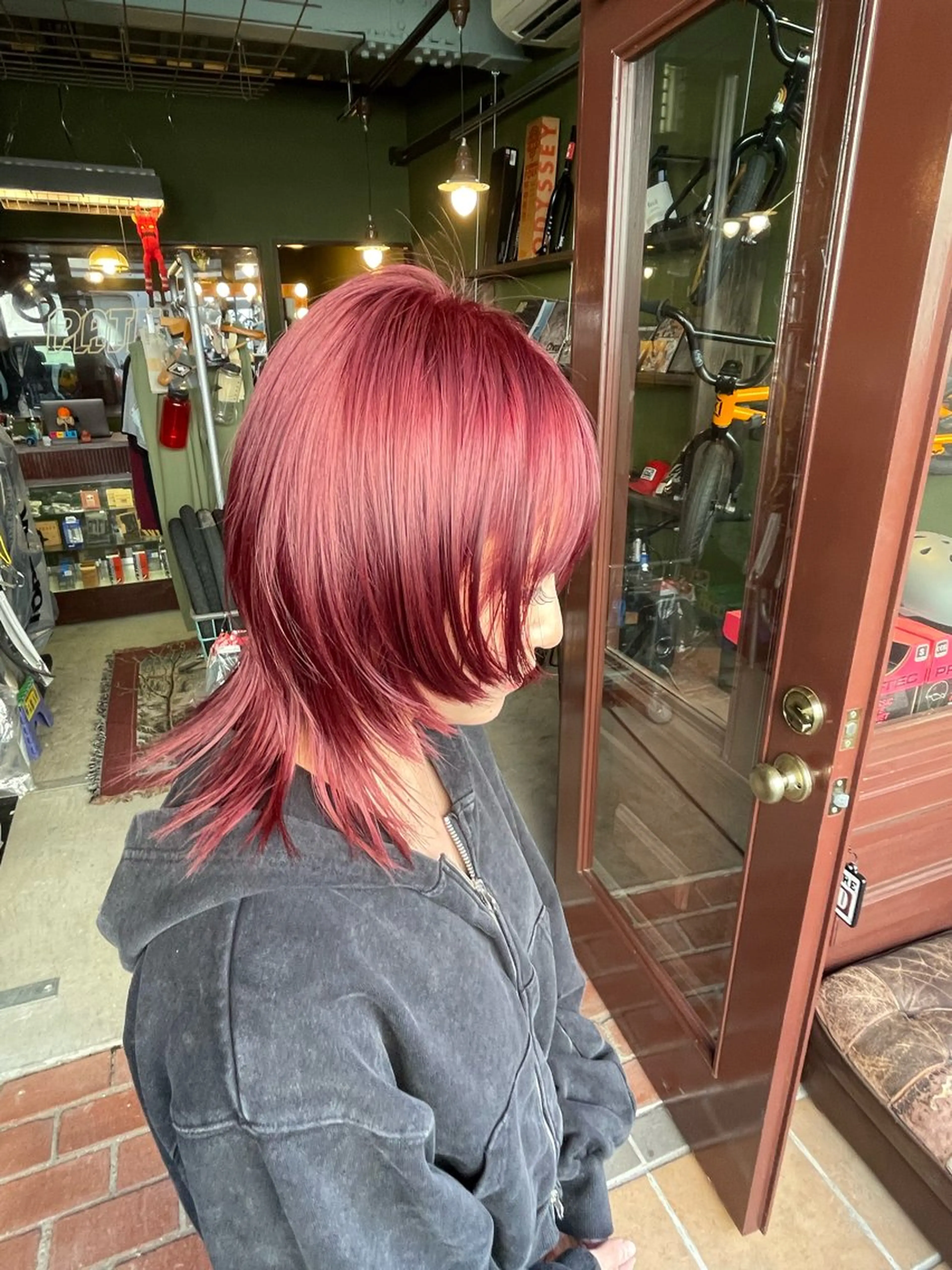 ミディアム カラー カット ヘアカラー トリートメント ヘアセット PATH-hair. storeのヘアスタイル