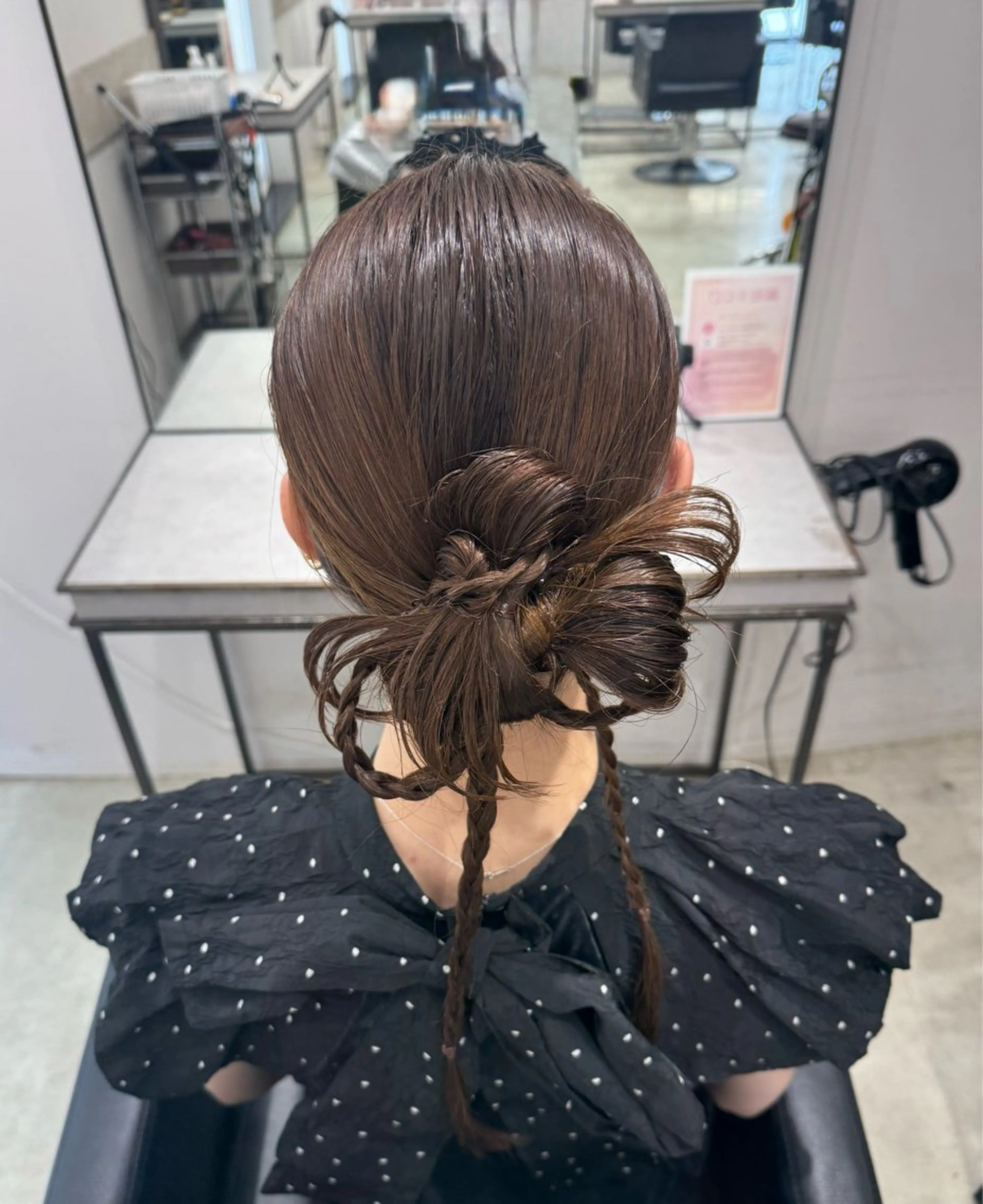 ヘアアレンジ 透明感カラー✨艶髪 制作🌱山根あゆみのヘアスタイル