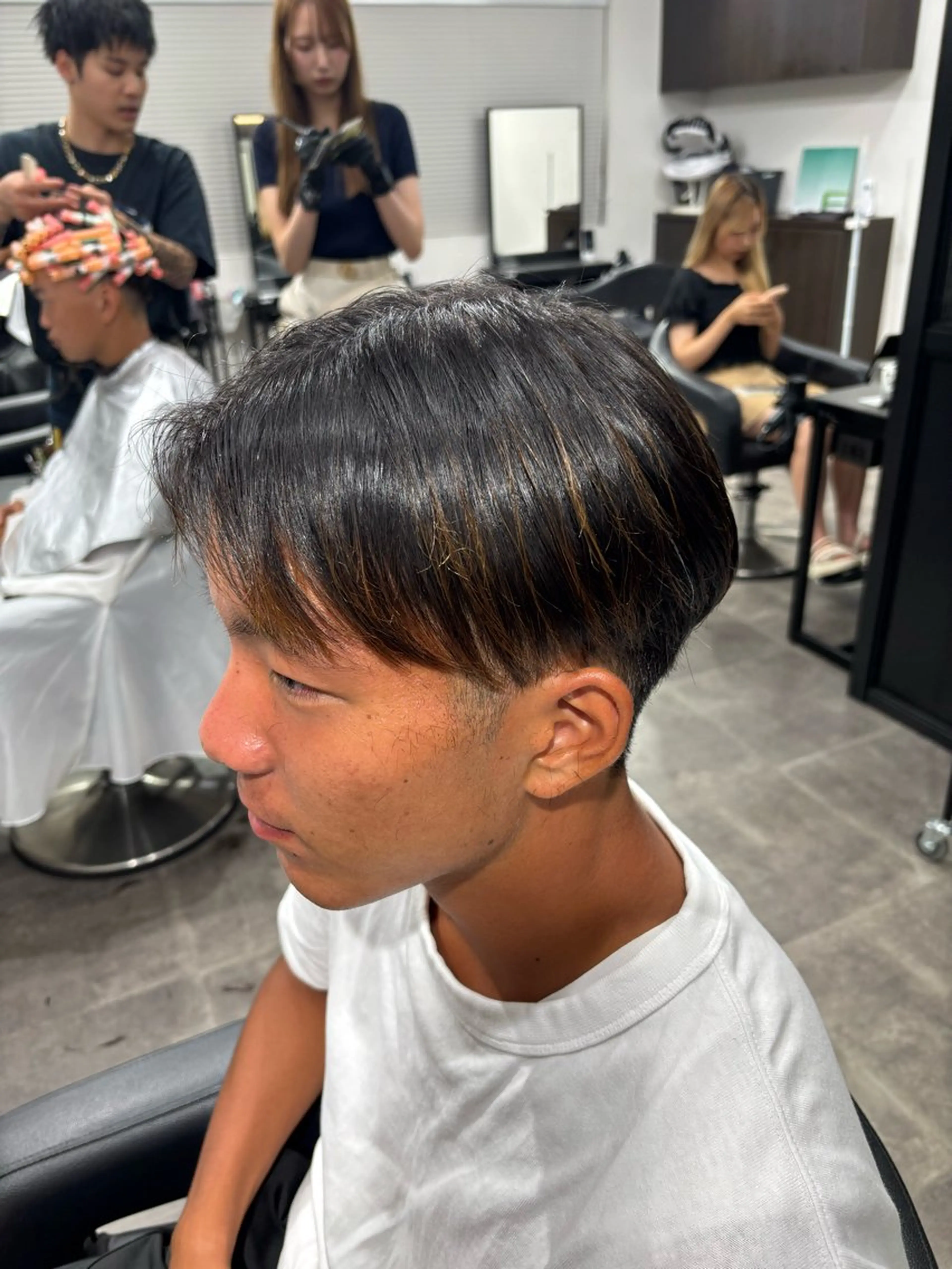 メンズ カット 🪽直毛男子の救世主 🪽フェザーパーマのヘアスタイル