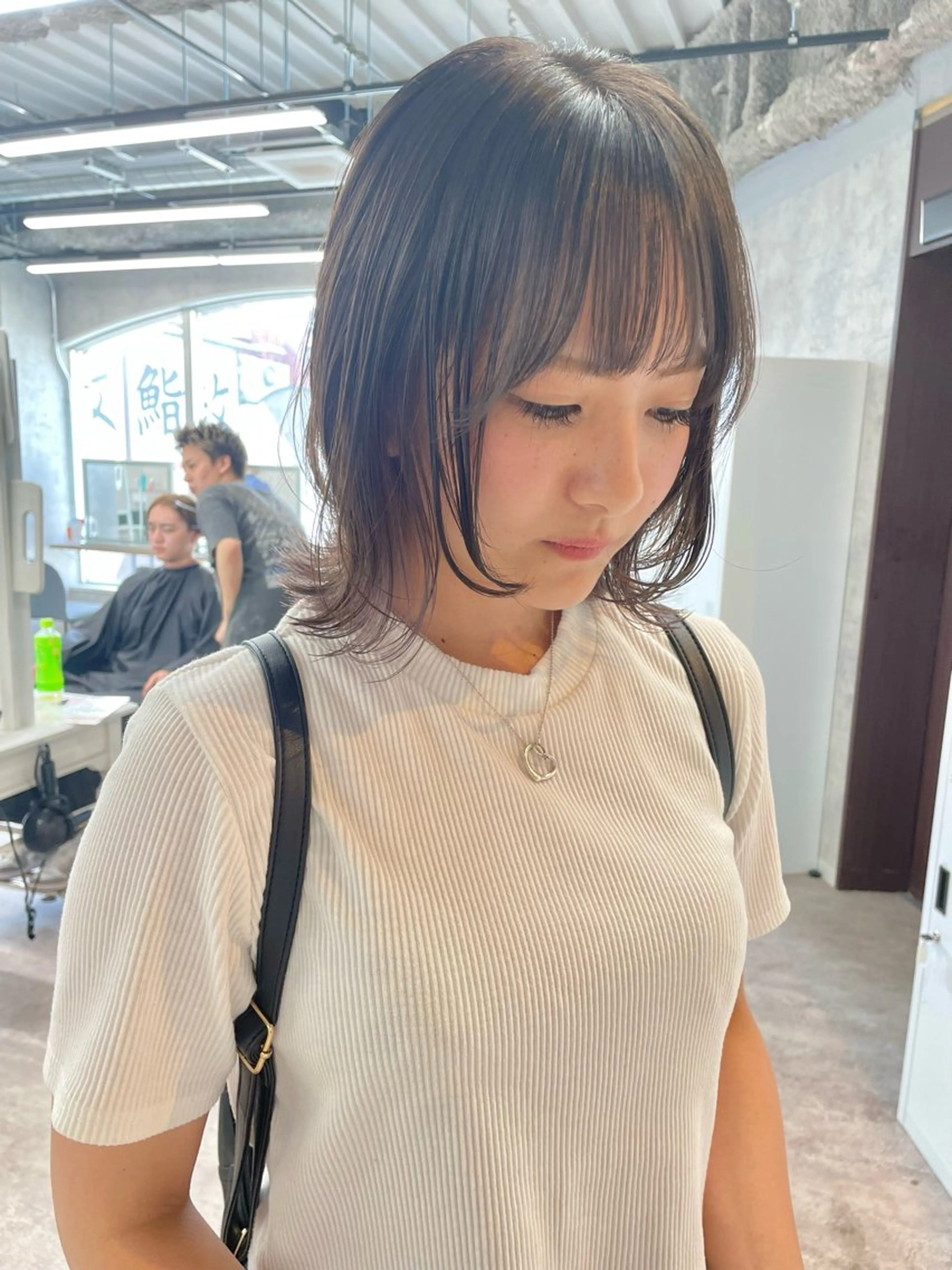 ミディアム カット ヘアカラー トリートメント ヘアセット limit陽平 ショート/ボブのヘアスタイル