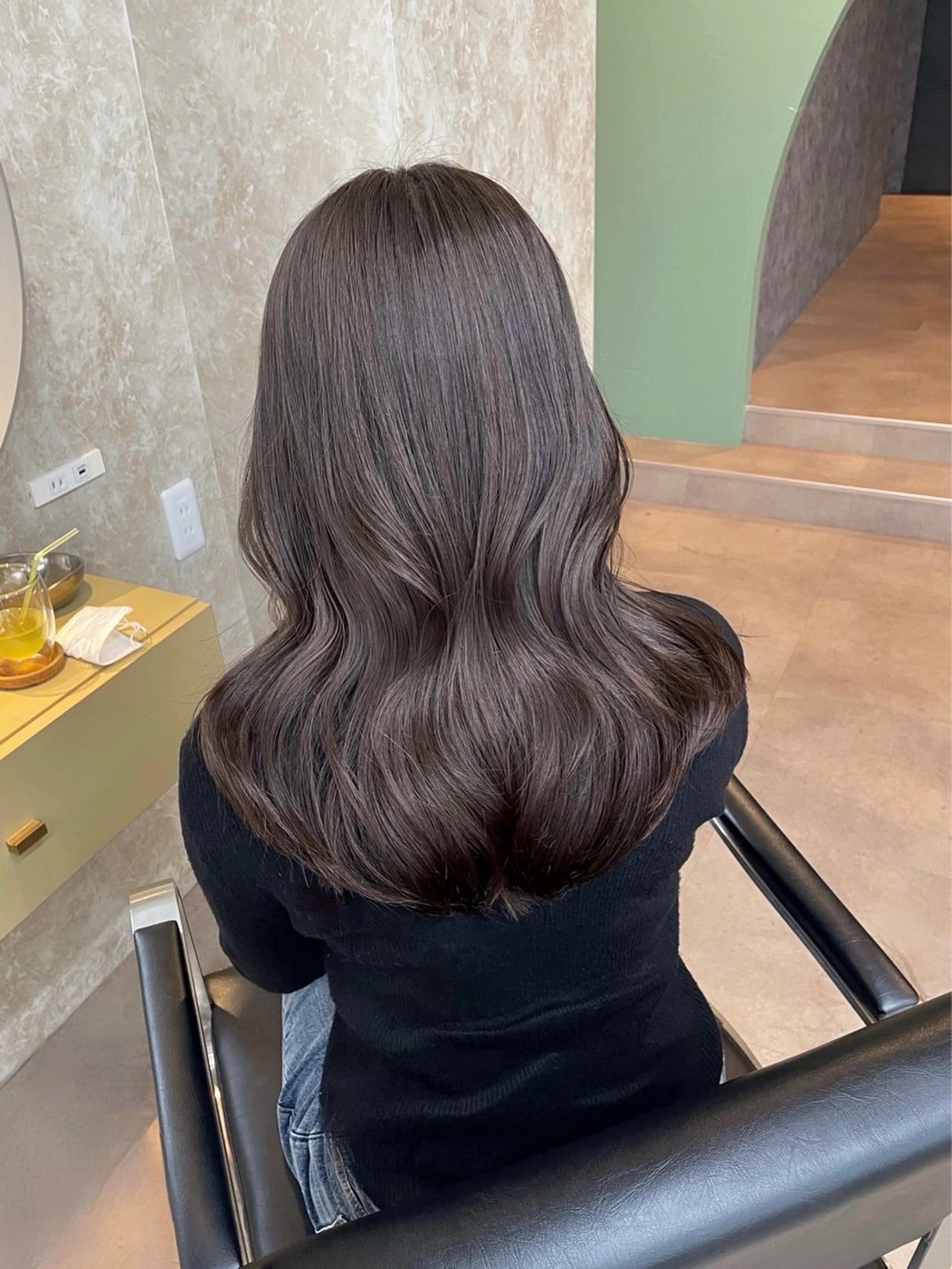 セミロング カラー ヘアカラー トリートメント MISATO THIRD SHOPのヘアスタイル