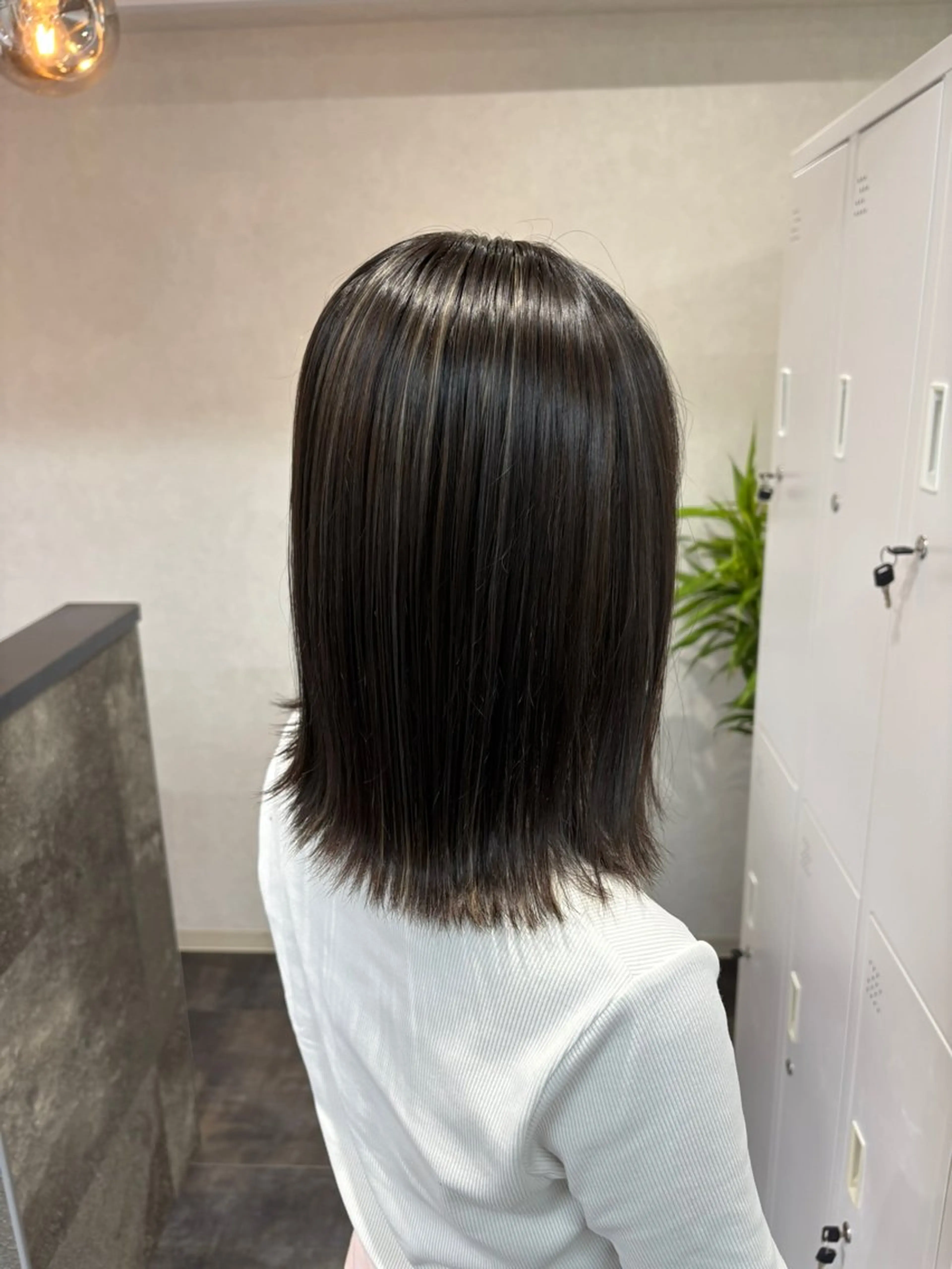 ミディアム ヘアカラー haku【津久野店】 ERIKAのヘアスタイル