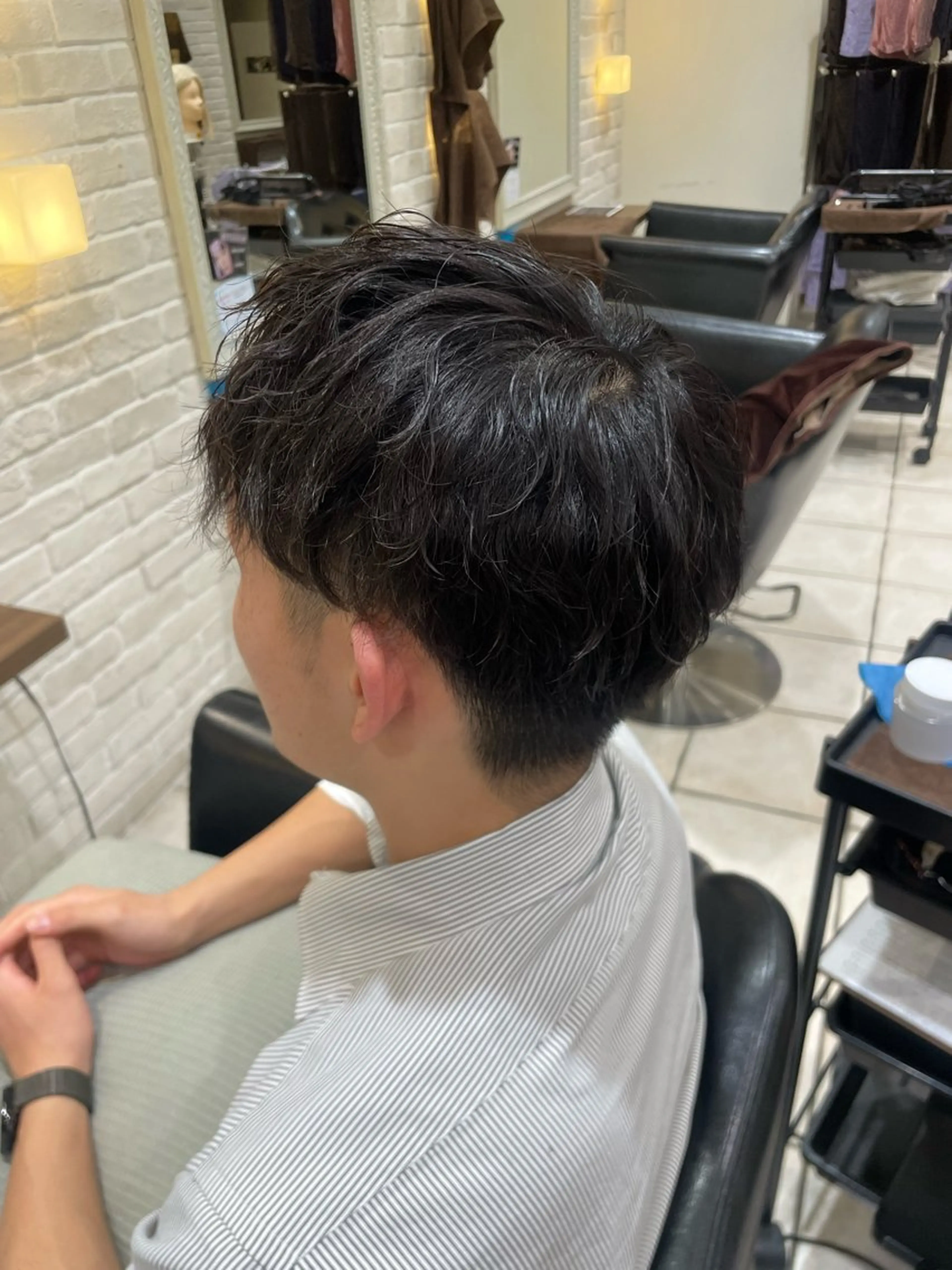 メンズ 🩵RIKO🩵 透明感カラー🫧のヘアスタイル