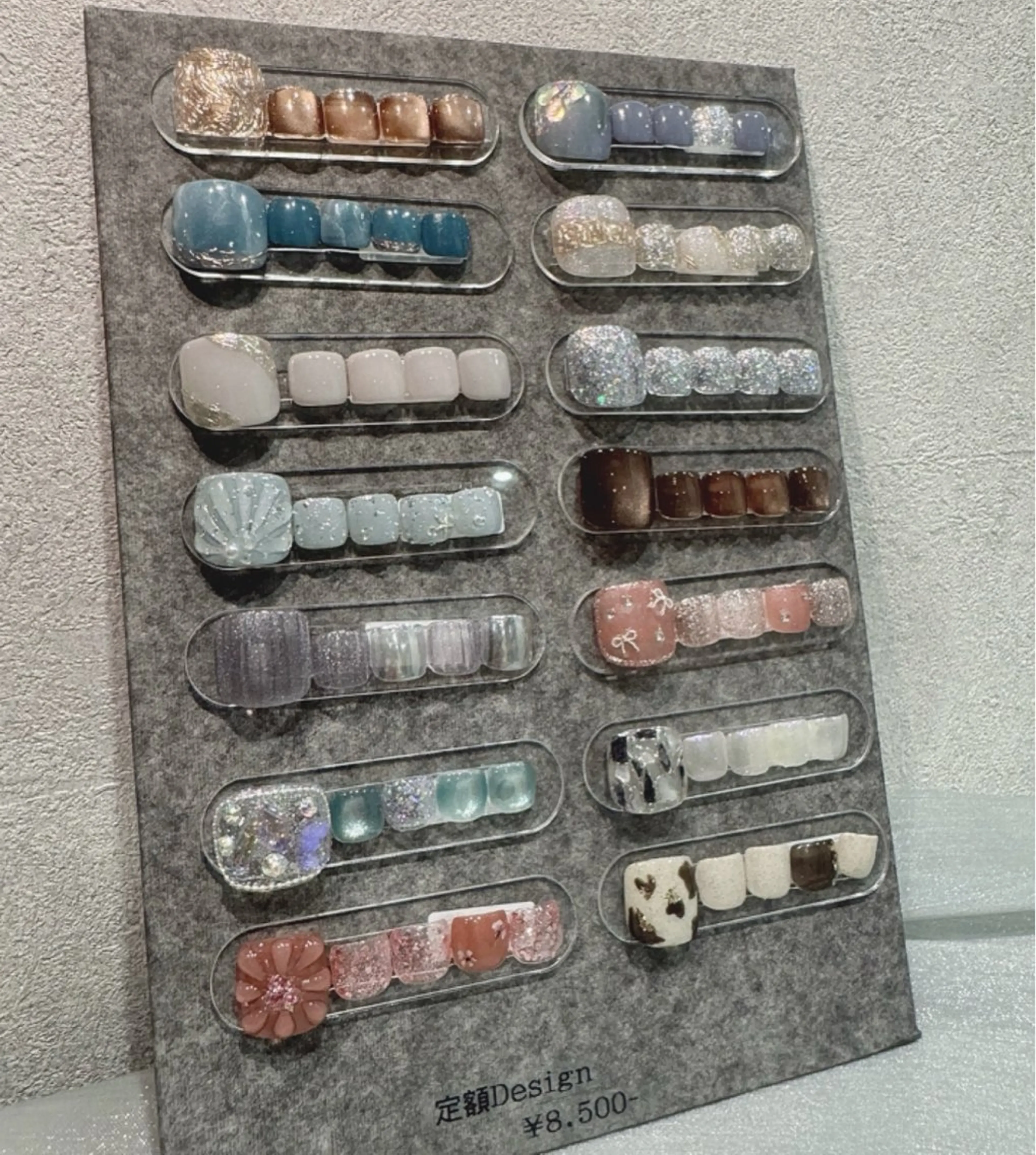 定額フットネイルの写真