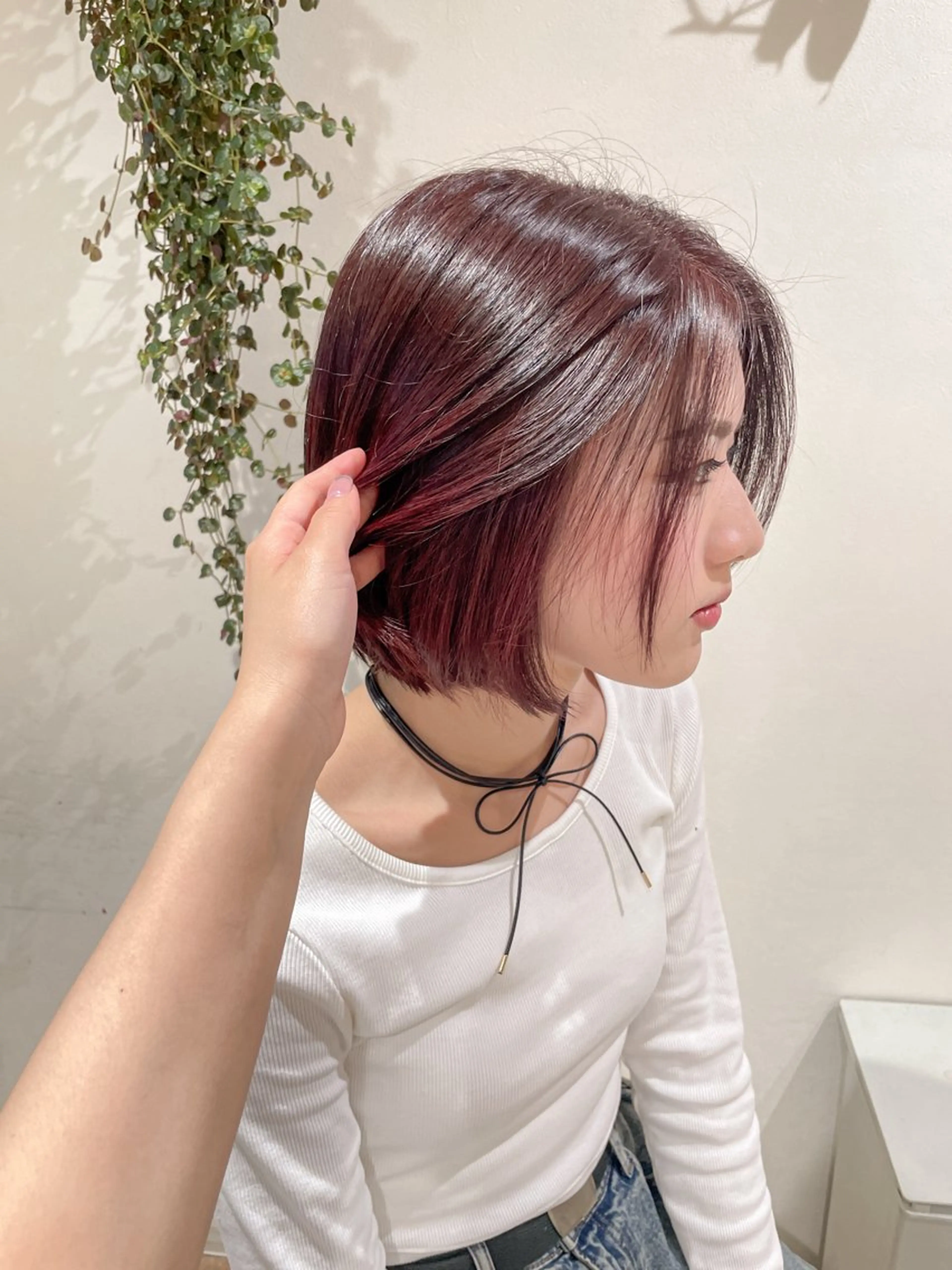 ショート カラー ヘアカラー トリートメント cut／nail ▫️ｲﾁｶ🌻のネイルデザイン