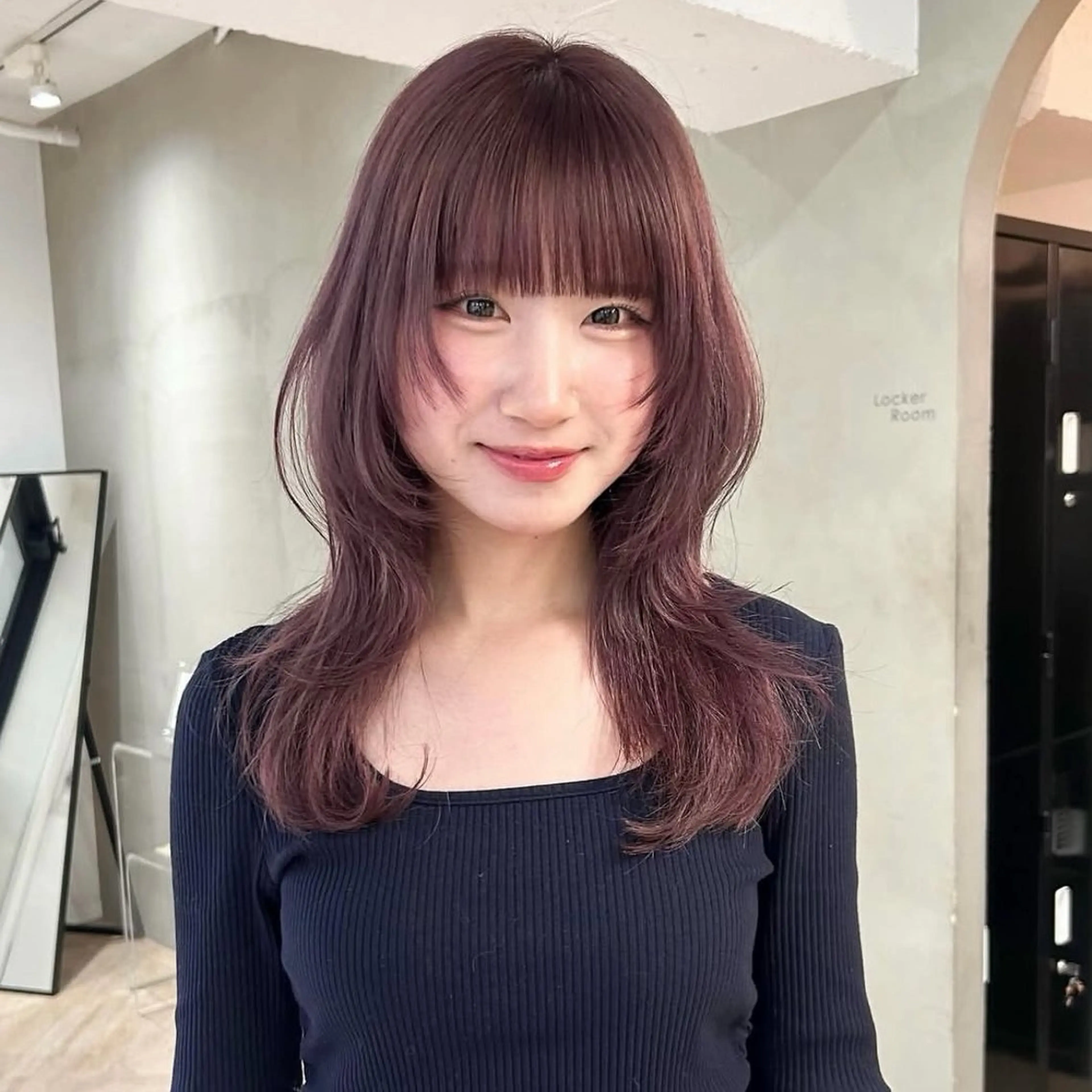 ミディアム カラー ベージュカラー 透明感カラー ダブルカラー ピンクカラー カット ヘアカラー トリートメント 高発色ブリーチ/ ハイレイヤー🪽aiのヘアスタイル