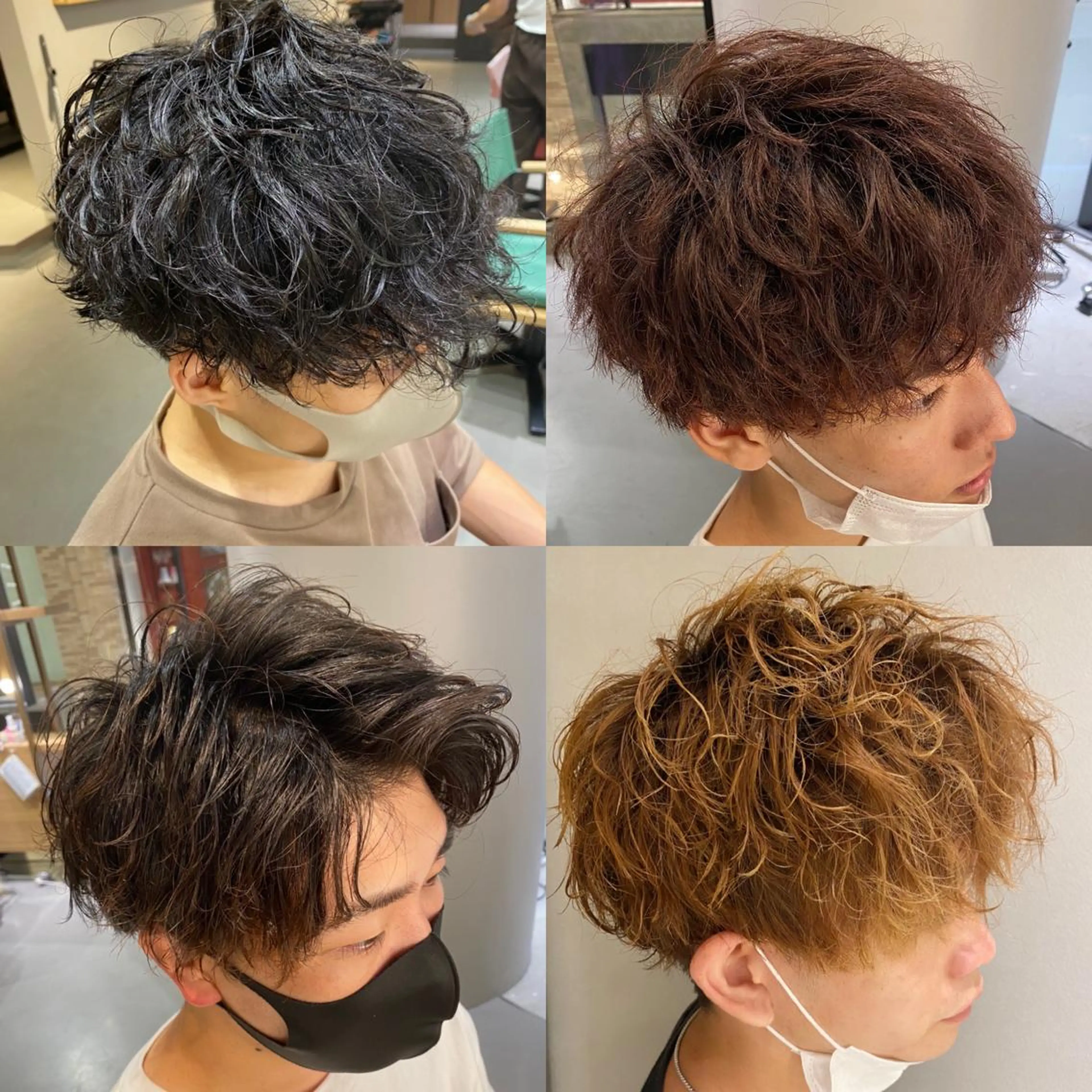 パーマ メンズ 梅田茶屋町メンズ 専門美容師 山元一平のヘアスタイル