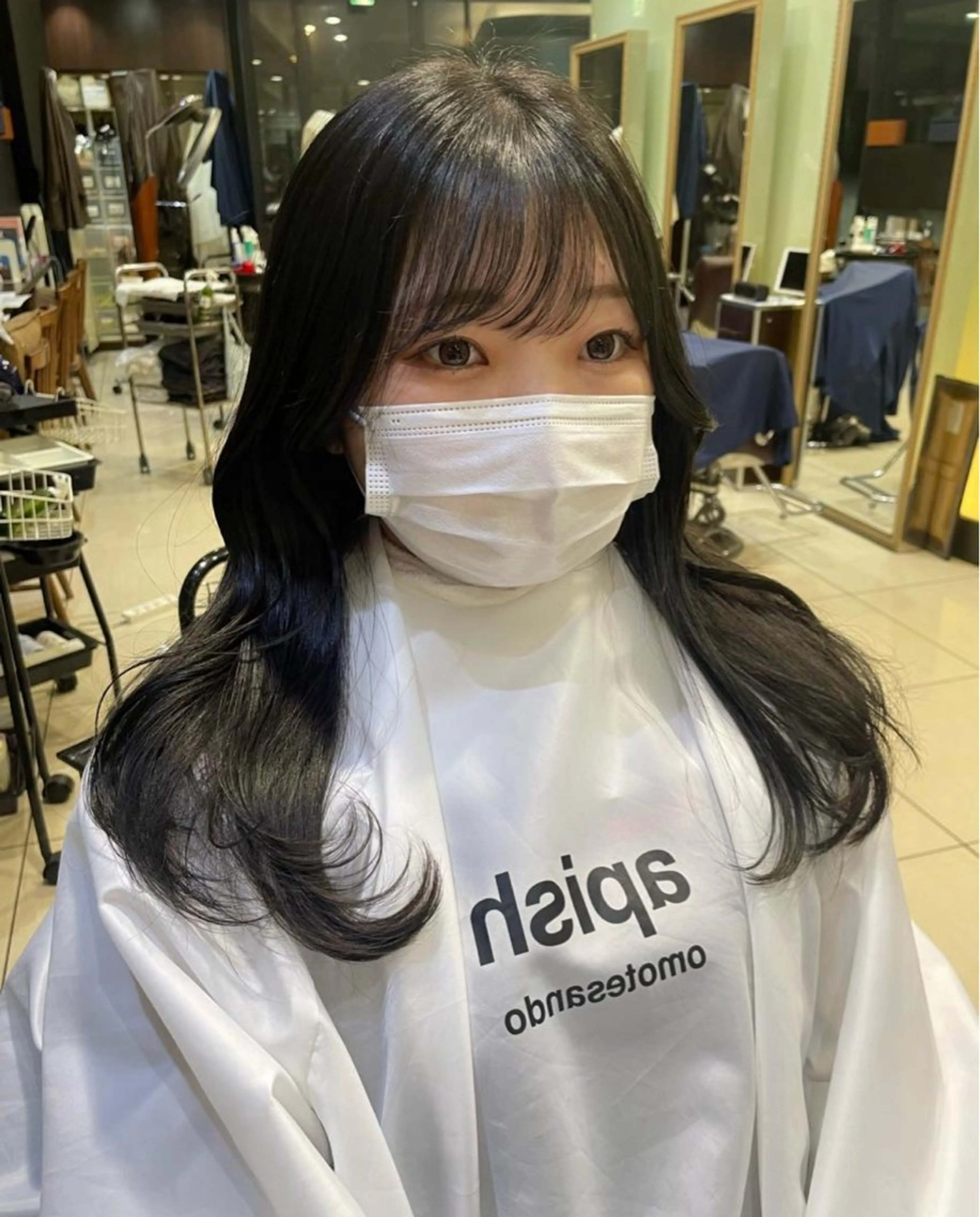 ロング パーマ 韓国風パーマ/ オリーブ🇰🇷あゆのヘアスタイル