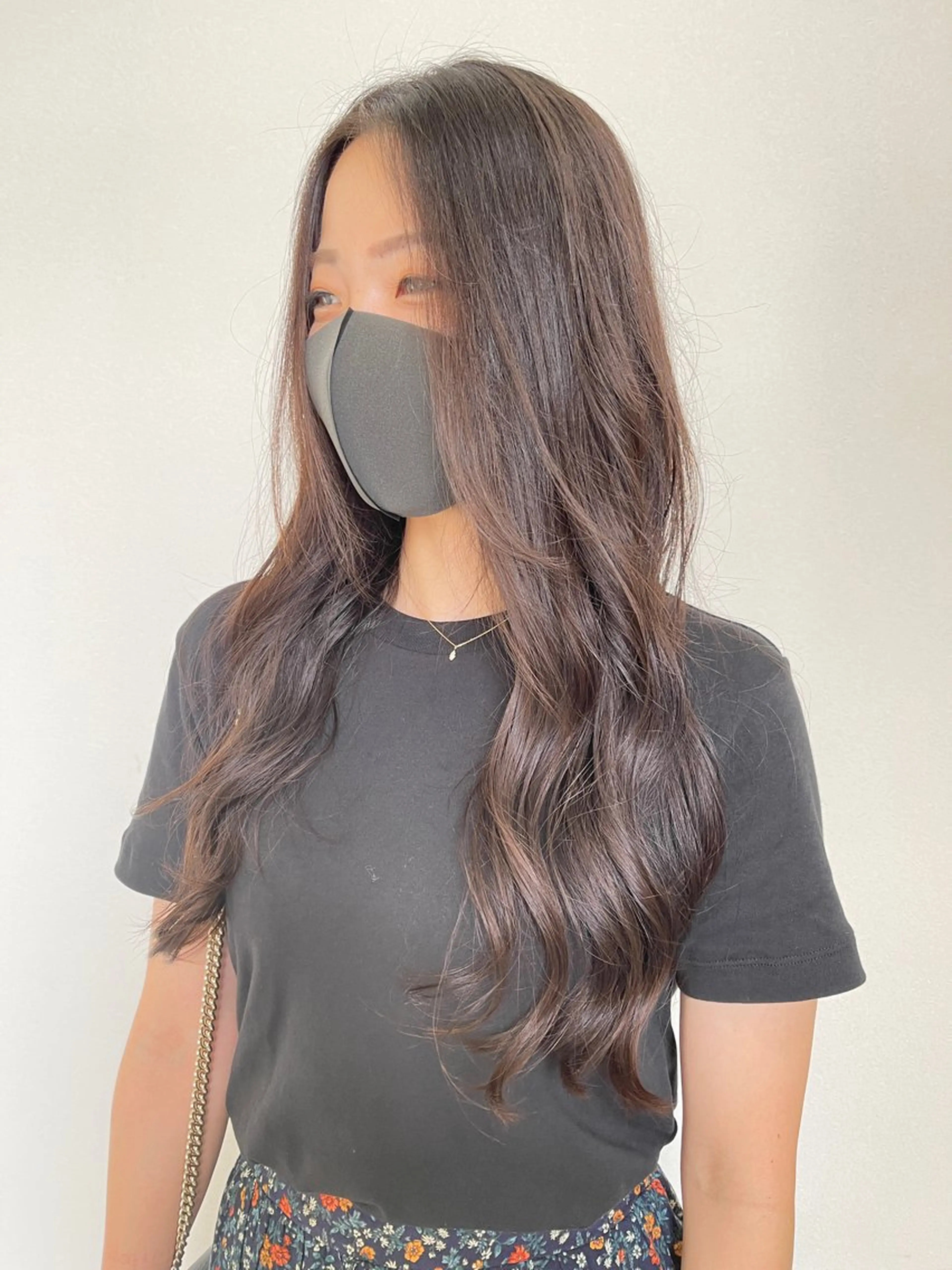 ロング パーマ 韓国風ヘア デジタルパーマ 【AMANEQ】 yuka🦋のヘアスタイル