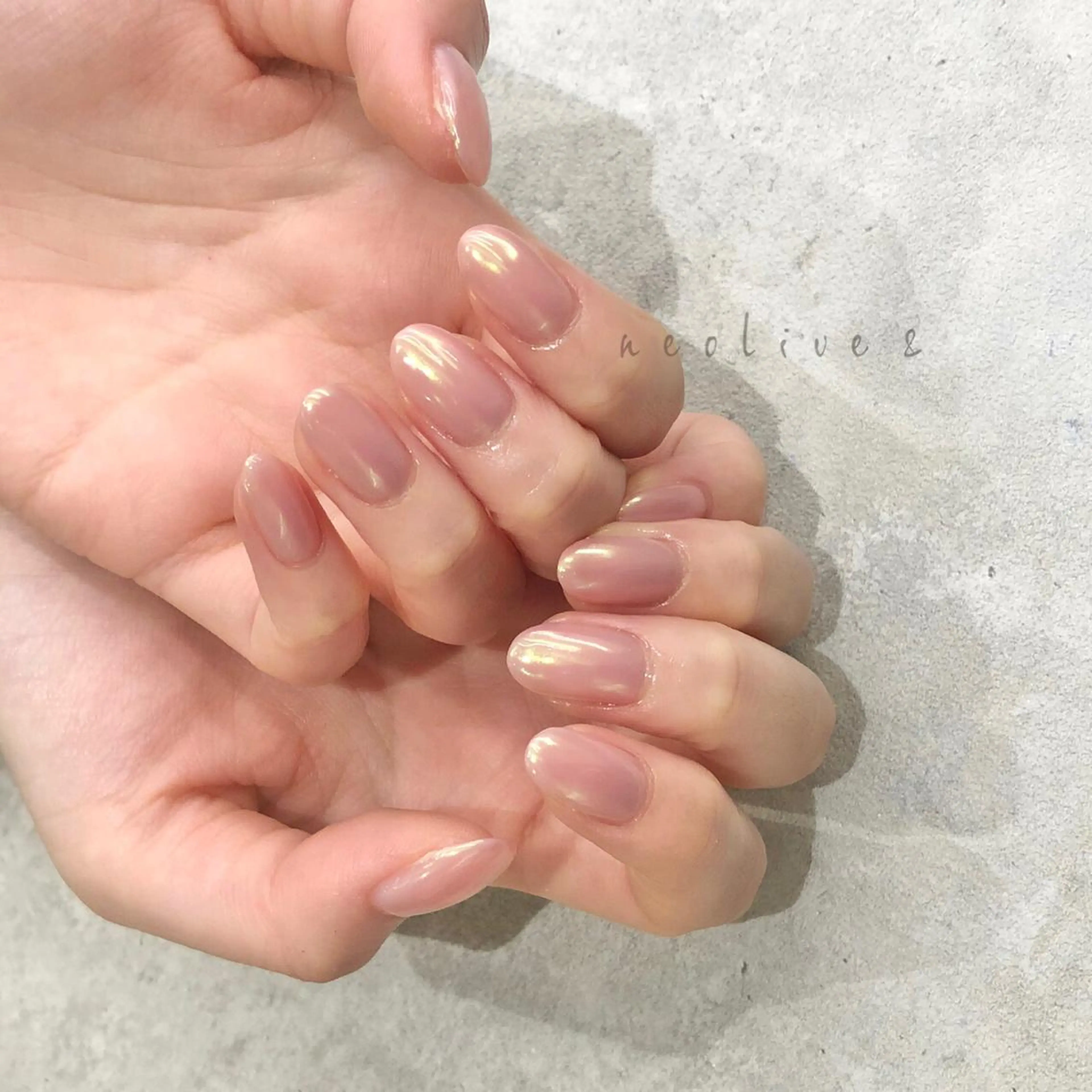 ネイル ミラーネイル Yuriko Omi パラジェル/渋谷のネイルデザイン