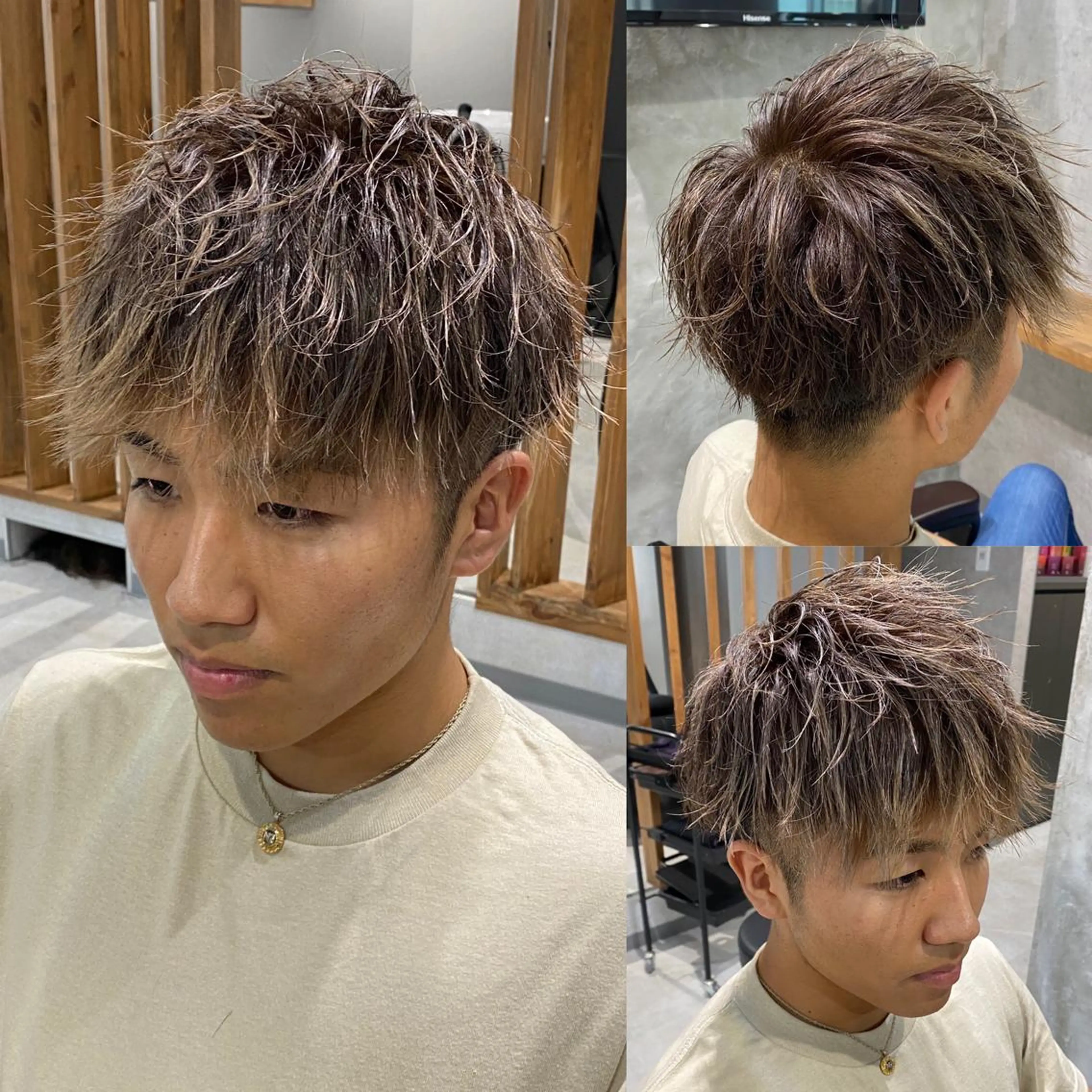 カラー メンズ KAITO メンズ特化美容師のヘアスタイル