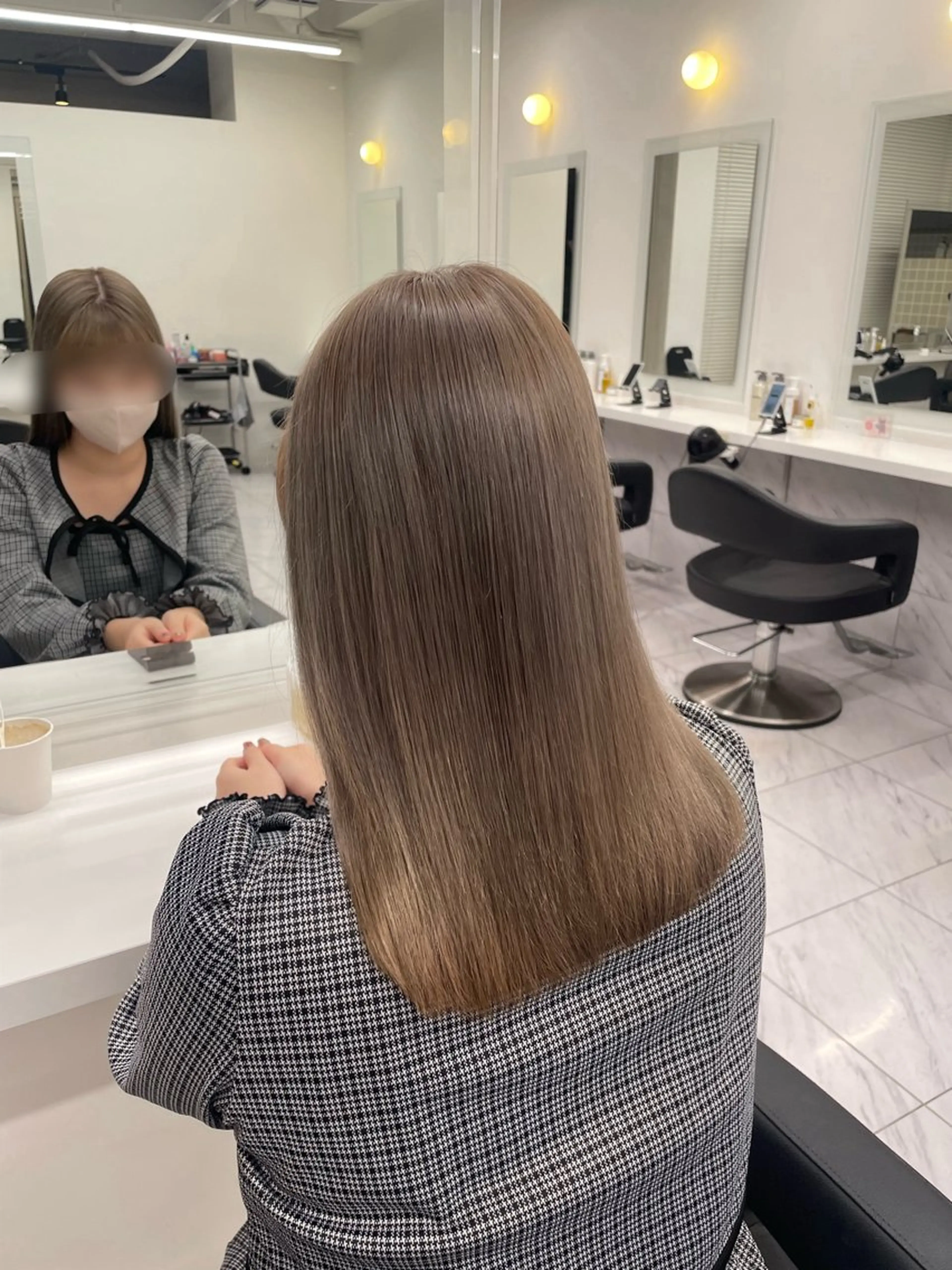 ミディアム カラー 🎀暖色/ラベンダー /paru🤍のヘアスタイル