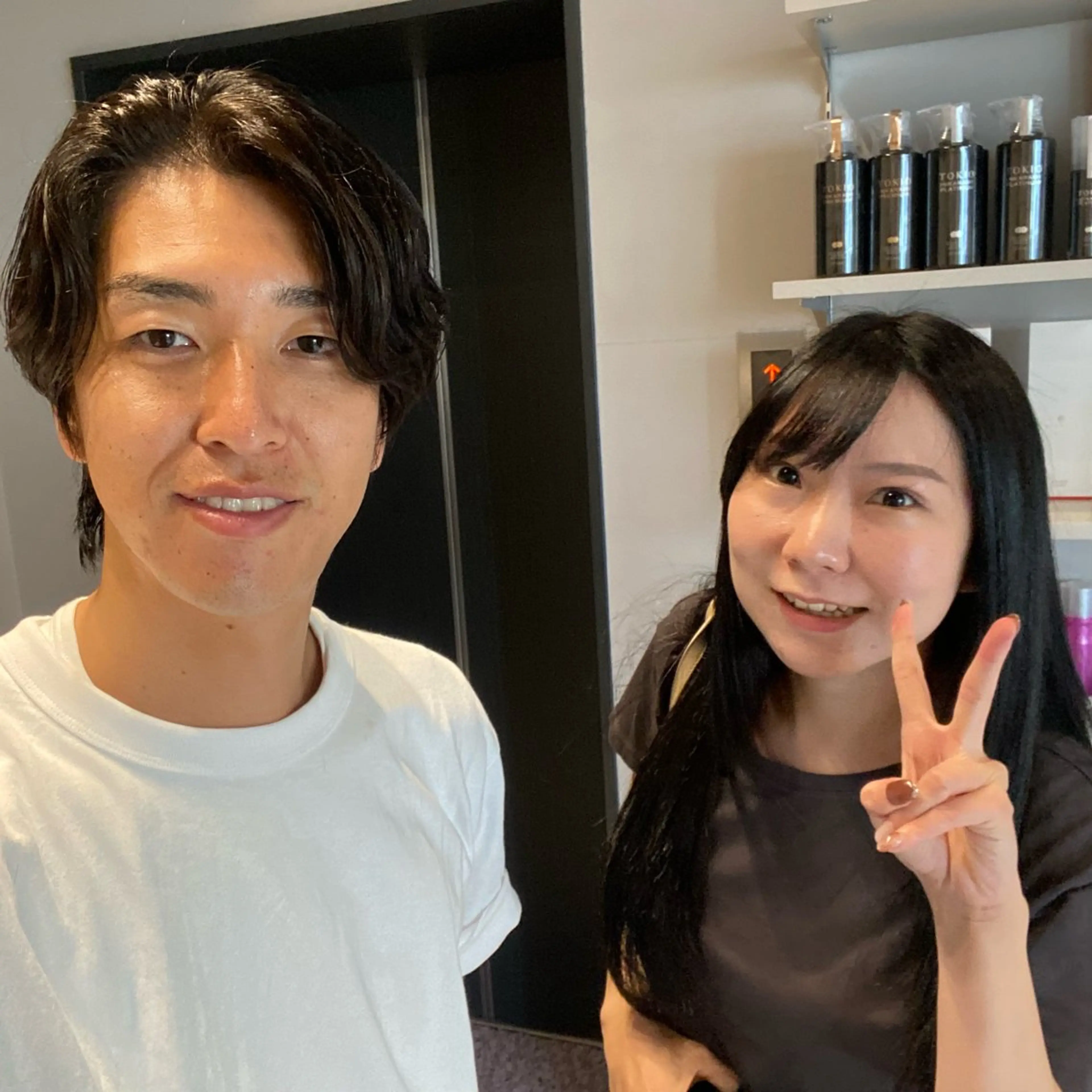 ロング ハイライト 髪質改善 レイヤーカット ショート職人 美容師【KENTA】のヘアスタイル