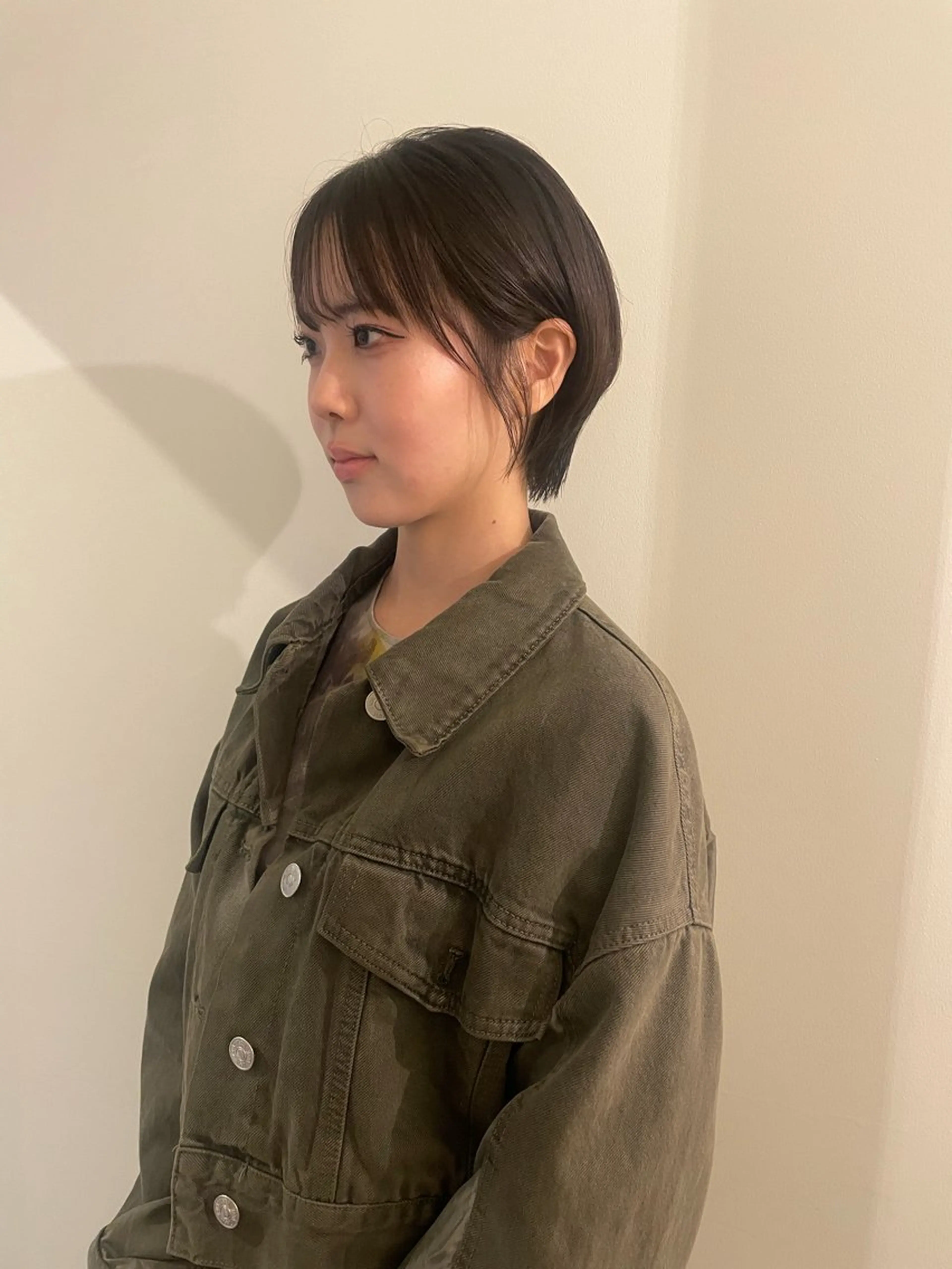 ショート カラー カット ヘアカラー 渋谷 留菜のヘアスタイル