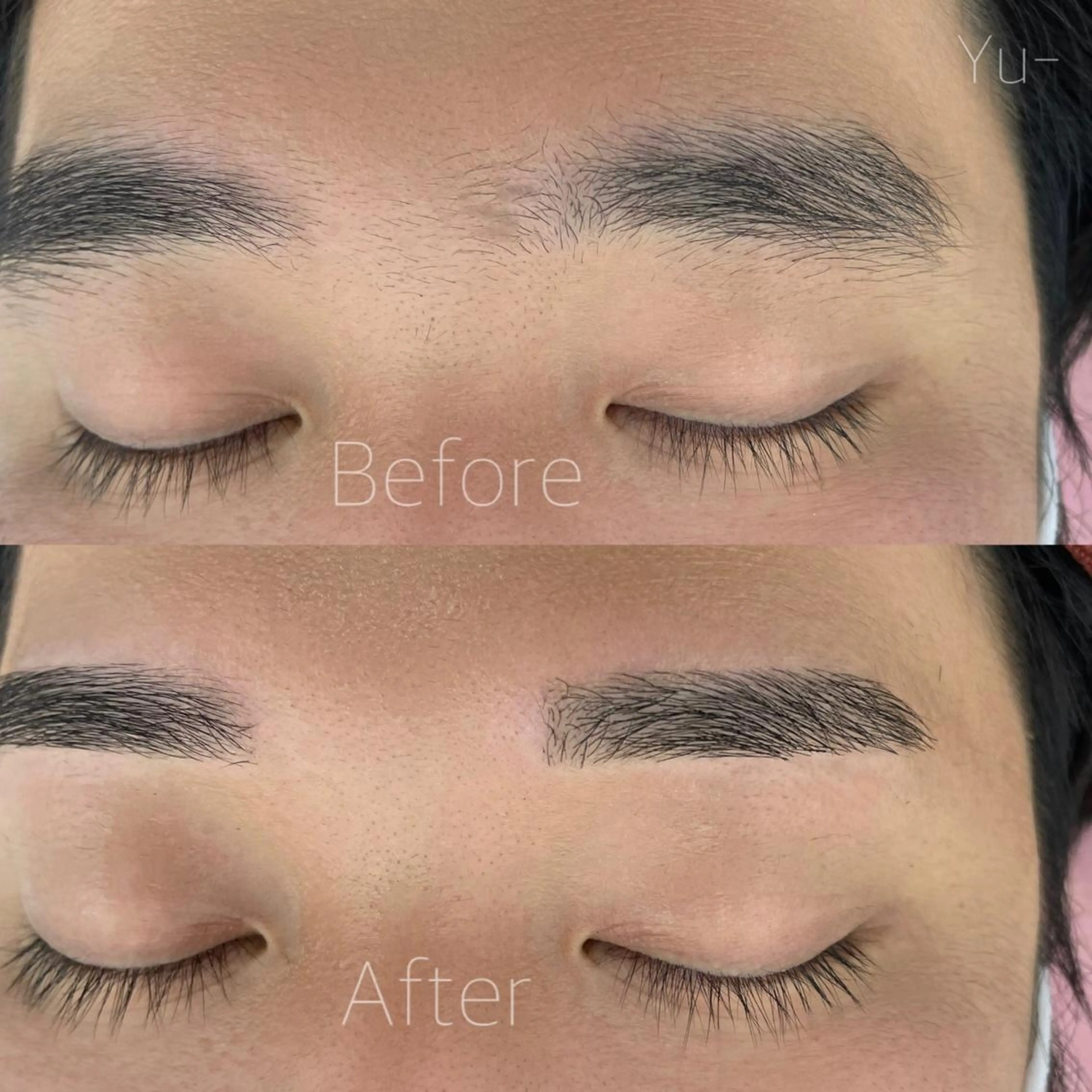 メンズ アイブロウ メンズアイブロウ y u-のマツエク・マツパデザイン