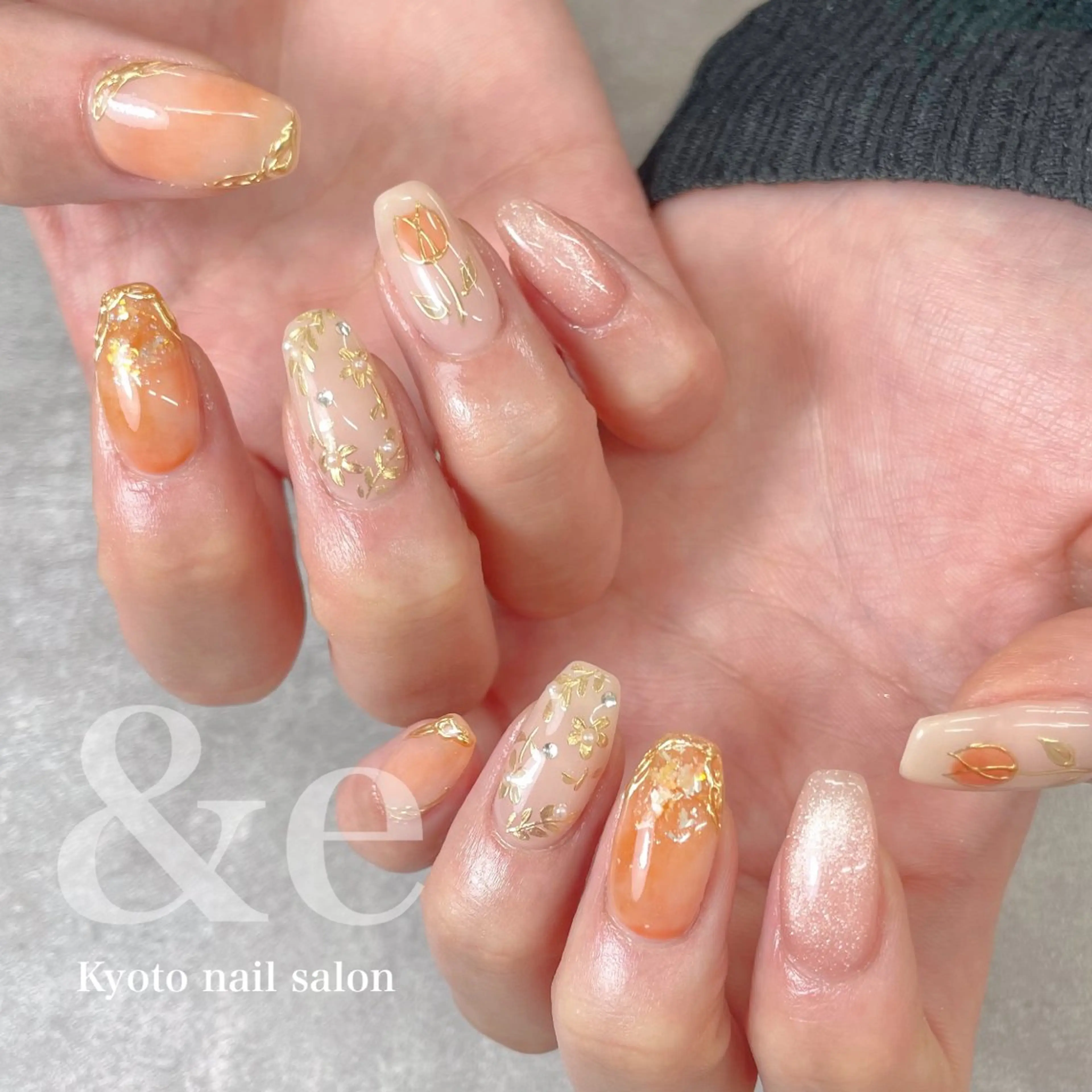 ネイル ハンドネイル nail salon &e eriのネイルデザイン