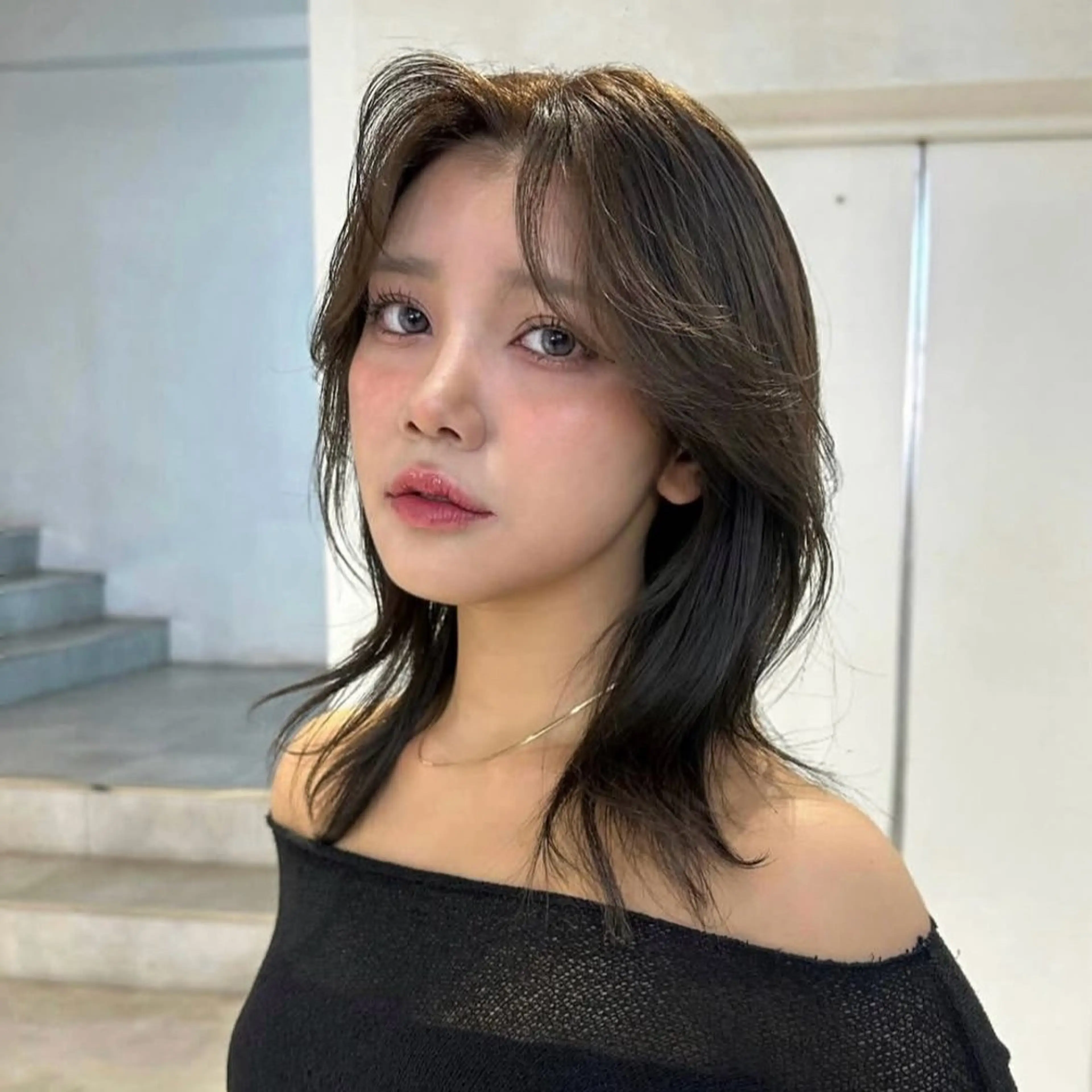 カラー 韓国ヘア/グレージュ kanako🤍🫧のヘアスタイル