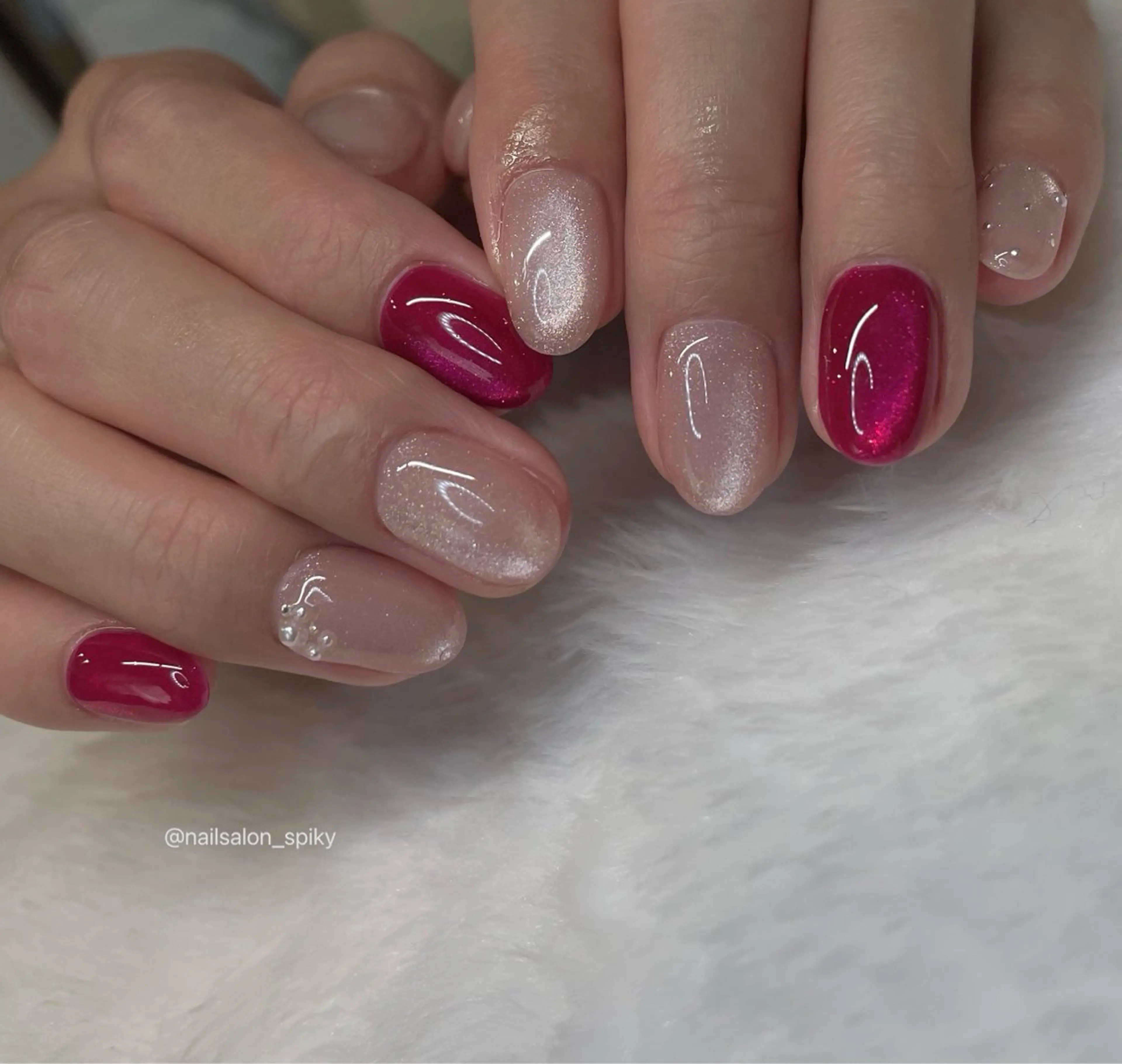 ネイル ハンドネイル Spiky とうげ ふうかのネイルデザイン