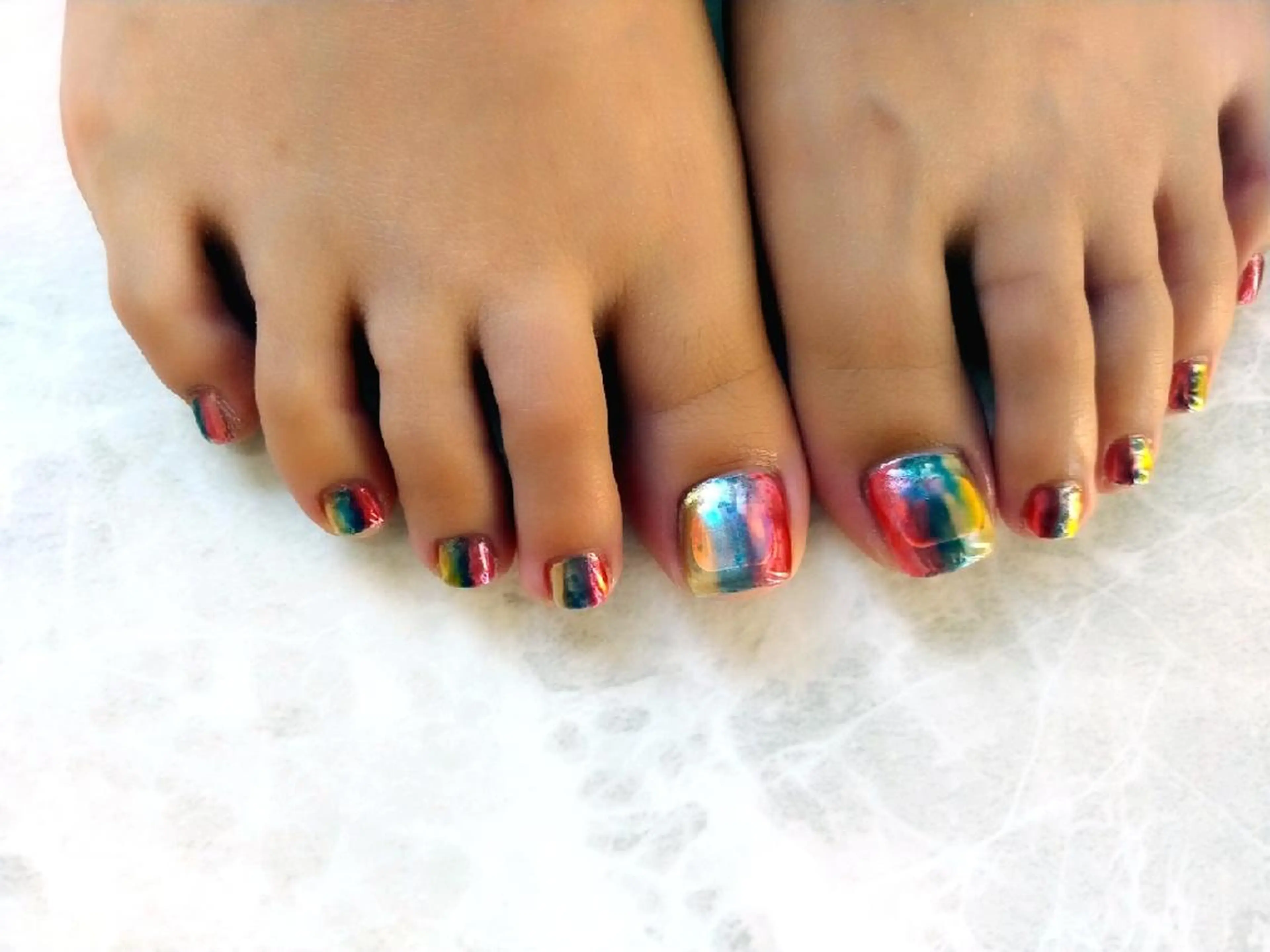 ネイル アートネイル 持ち込み フットネイル nail  Culleoのネイルデザイン