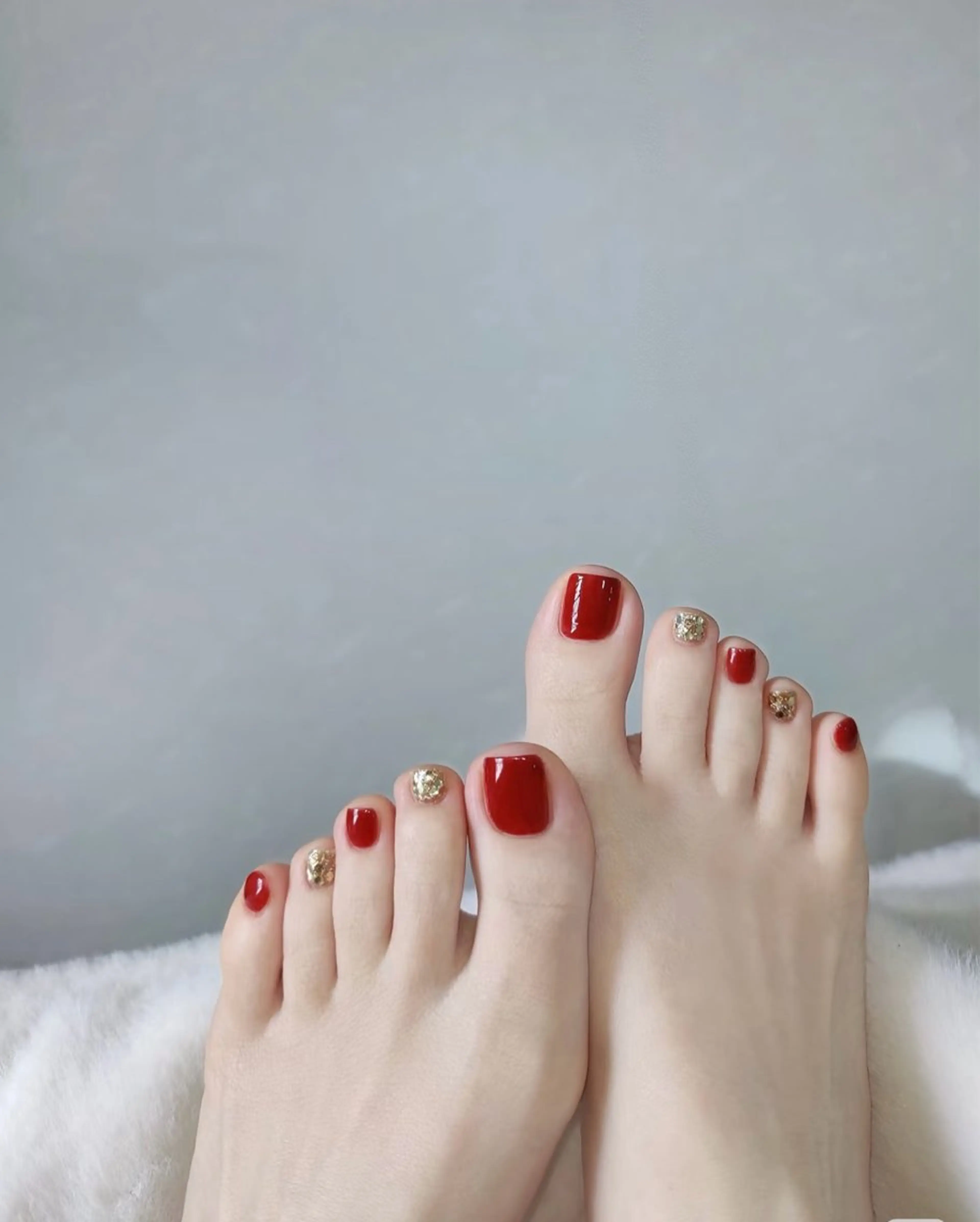 【フット】フットワンカラORラメグラデーション￥5500の写真