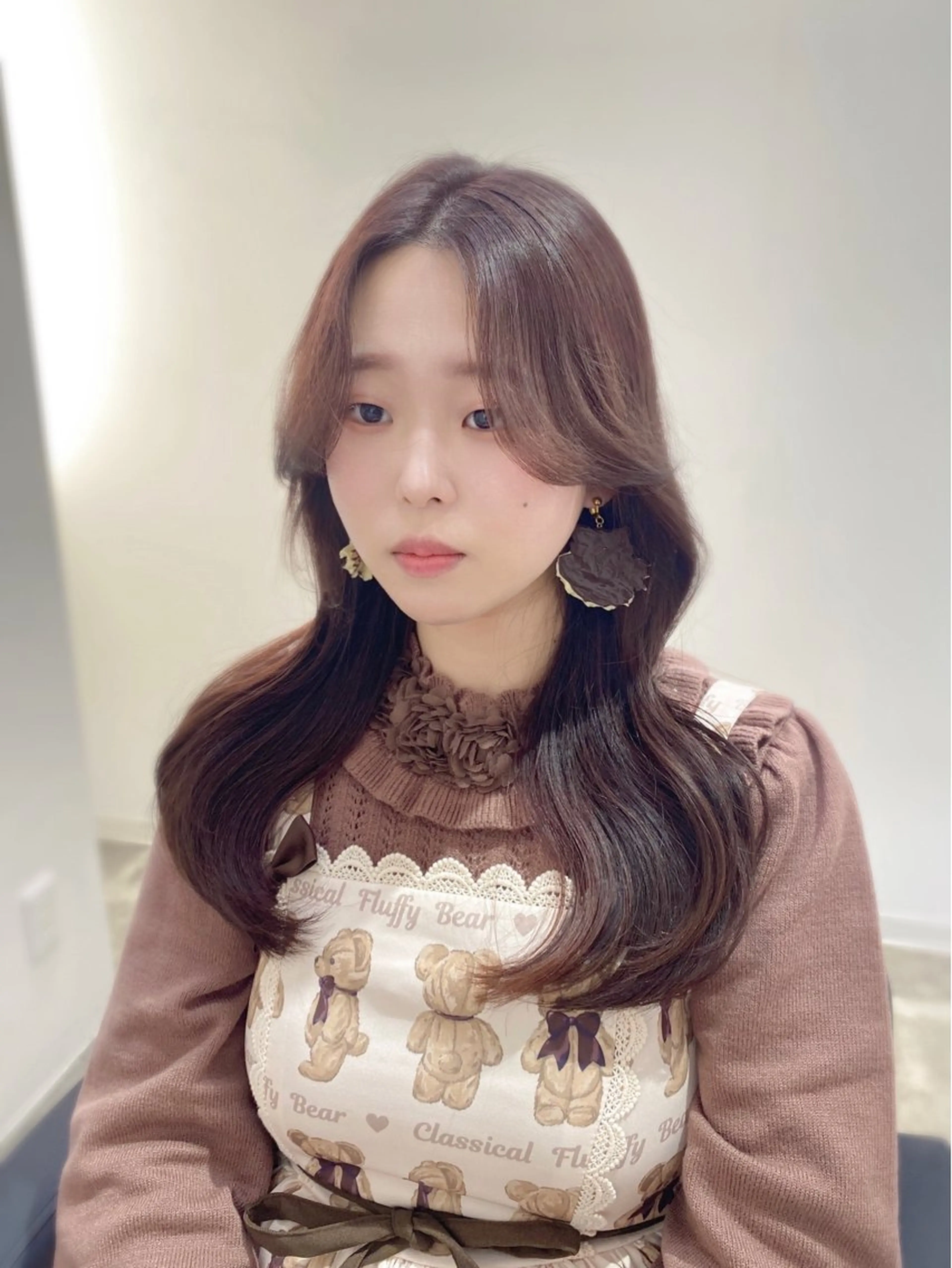 ロング カラー YUZU🎀顔まわり ×レイヤーカットのヘアスタイル