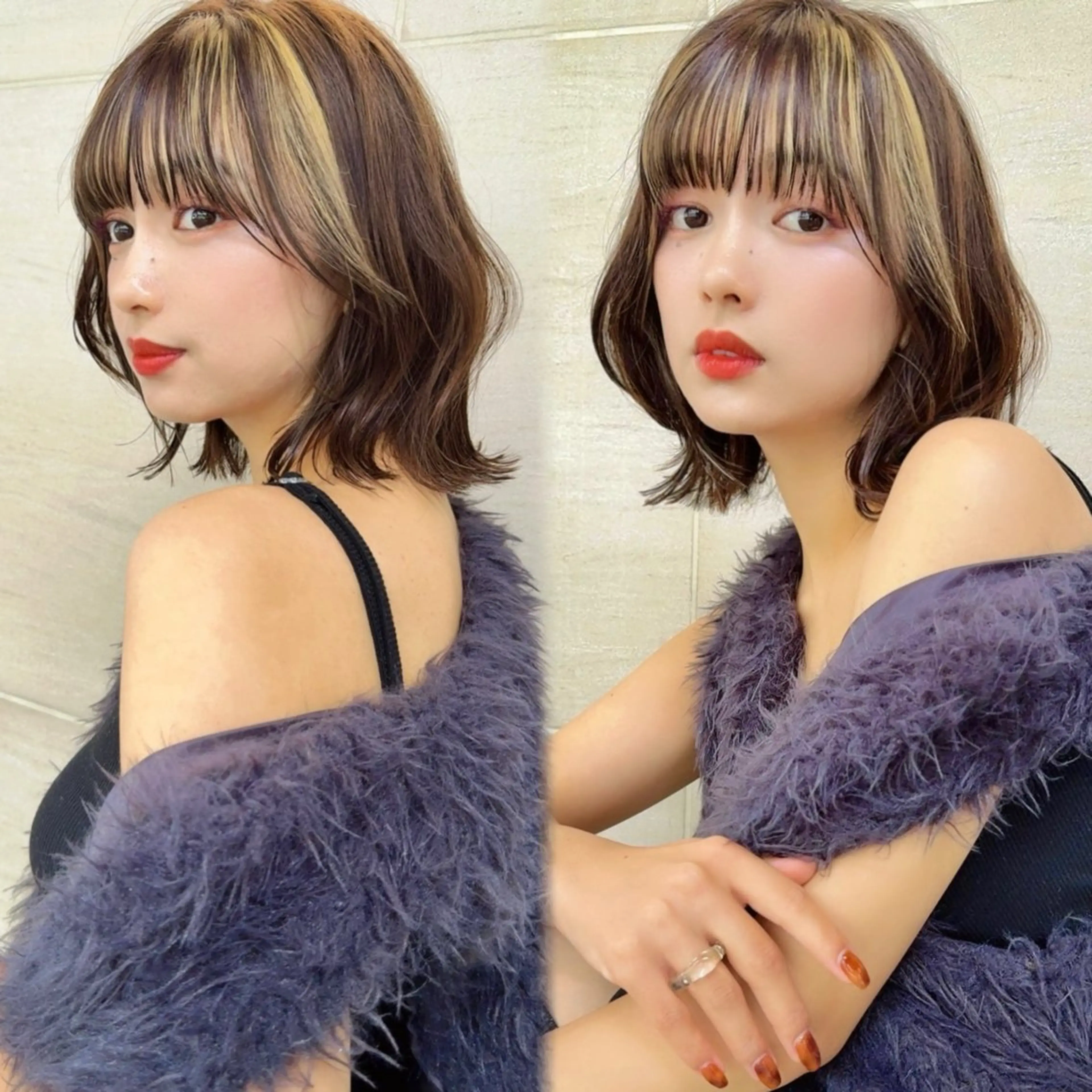 ショート カラー レイヤー❣️縮毛矯 川村利幸のヘアスタイル