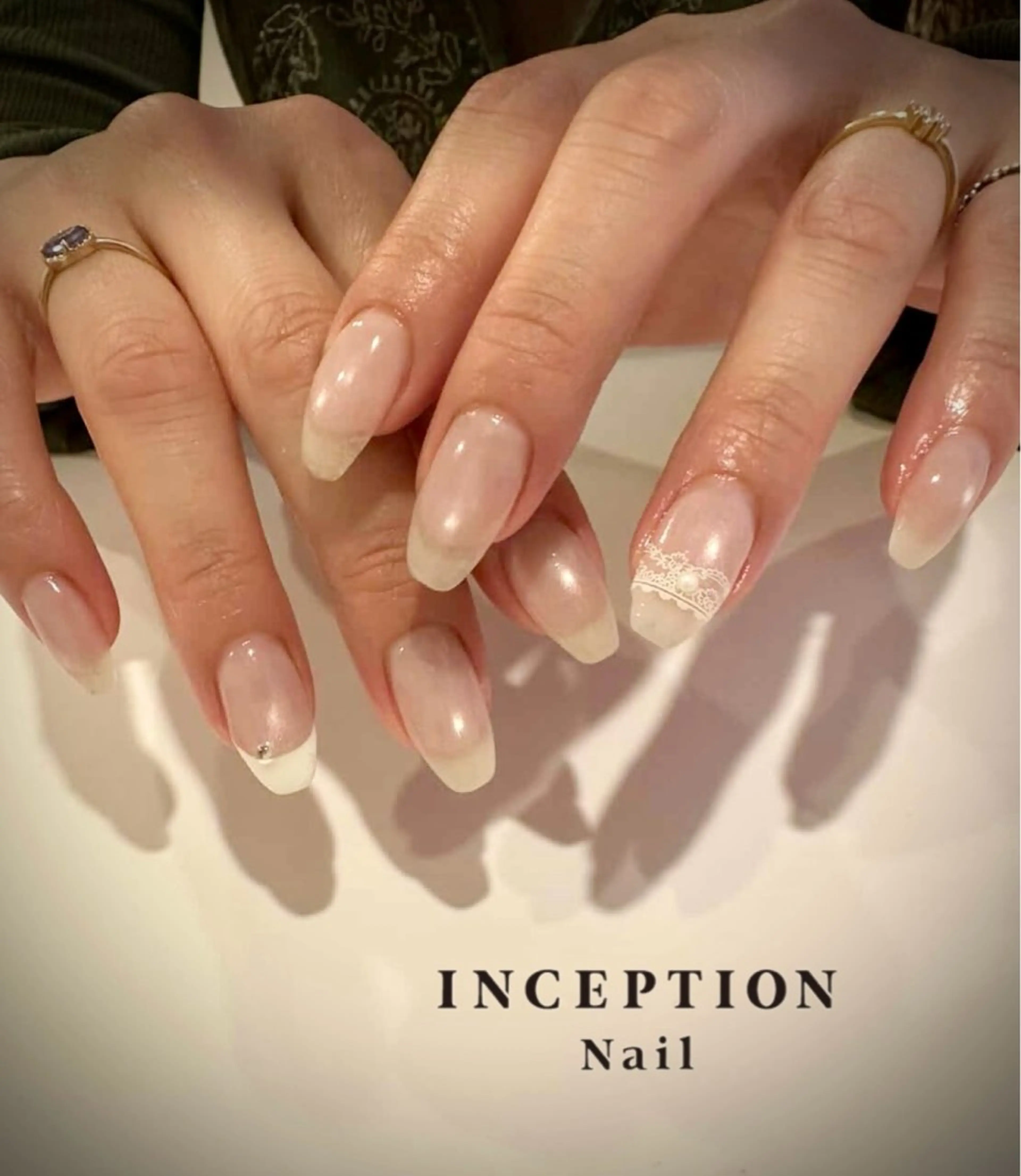 ネイル ブライダルネイル ハンドネイル INCEPTION Nailのネイルデザイン