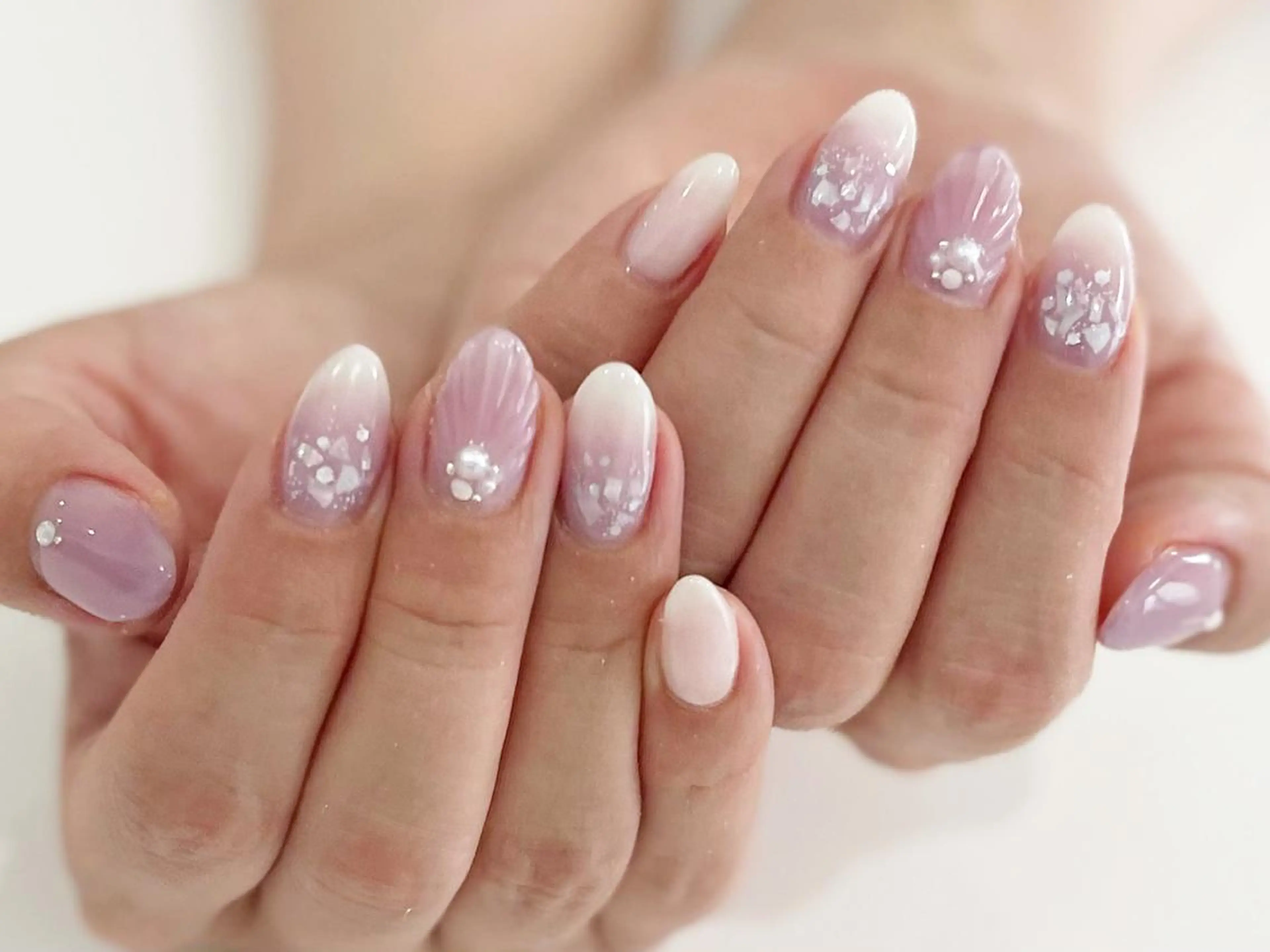 ネイル フットネイル ニュアンスネイル シンプルネイル 春ネイル 夏ネイル nail fufla ♡yamane♡のネイルデザイン