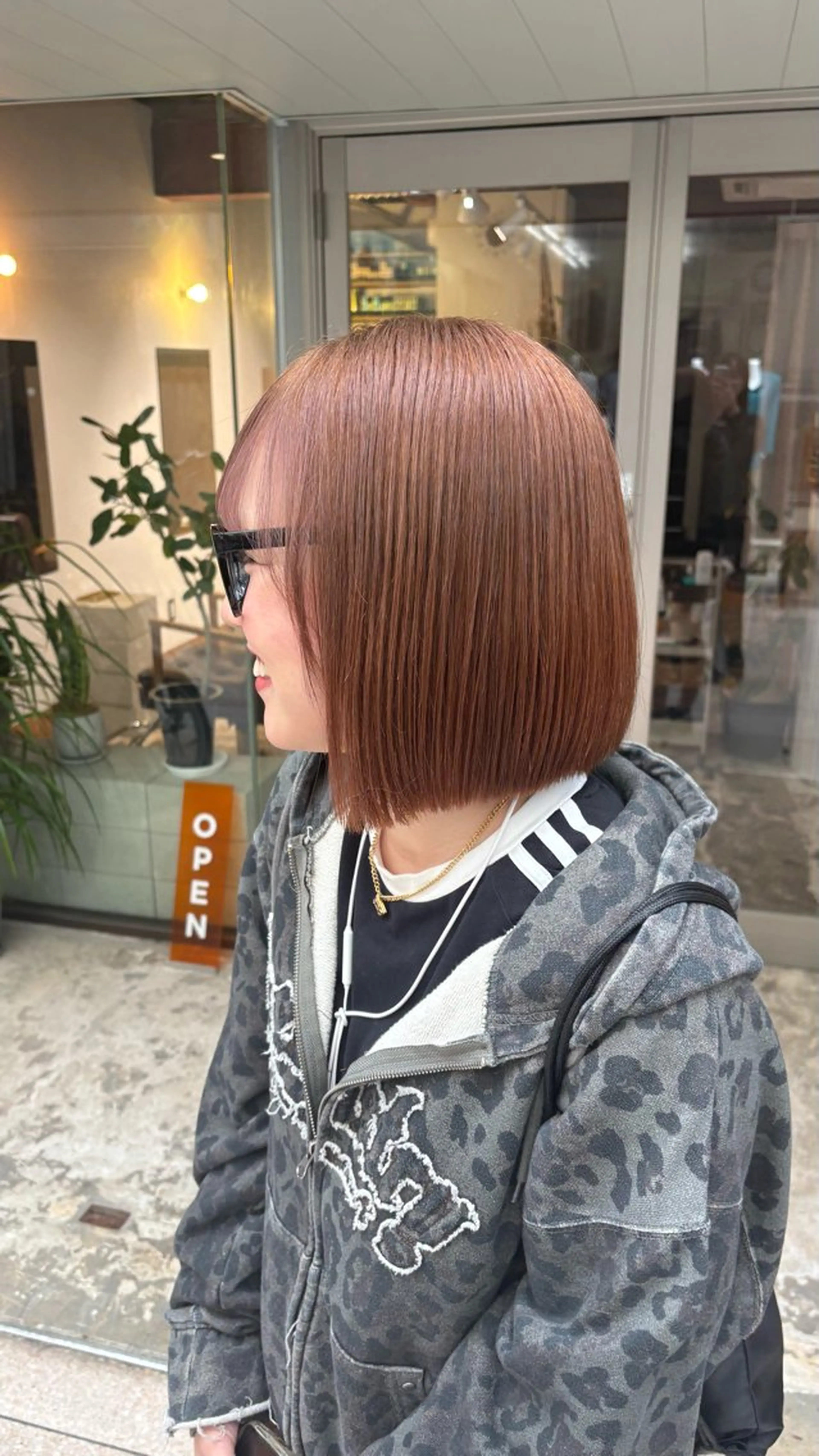 ショート カラー ベージュカラー ヘアカラー 田中 美海のヘアスタイル