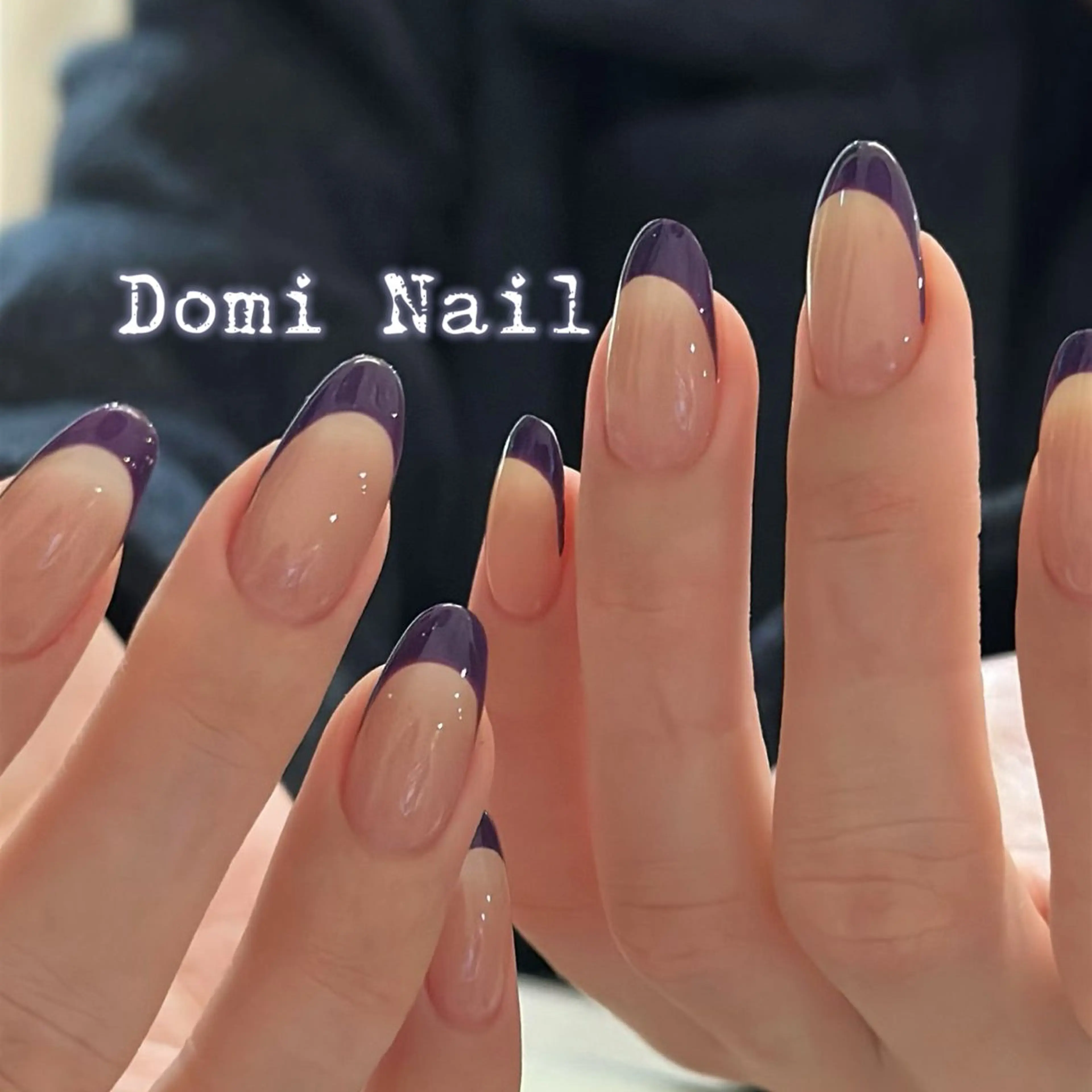 ネイル フレンチネイル ネイルチップ ハンドネイル Domi Nail Salonのネイルデザイン