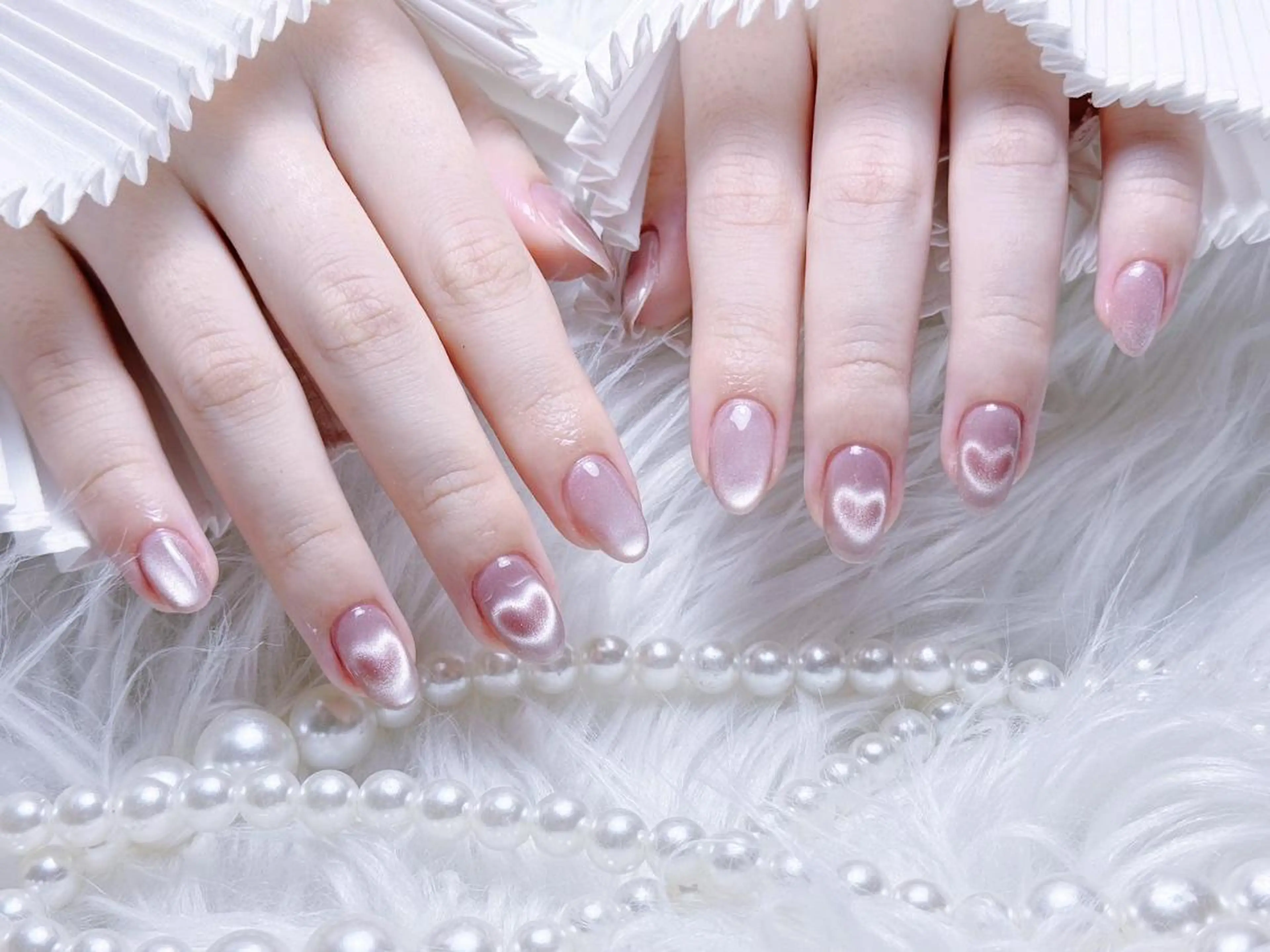 ネイル ハンドネイル H3 Nail Tsuki🦋💙のネイルデザイン