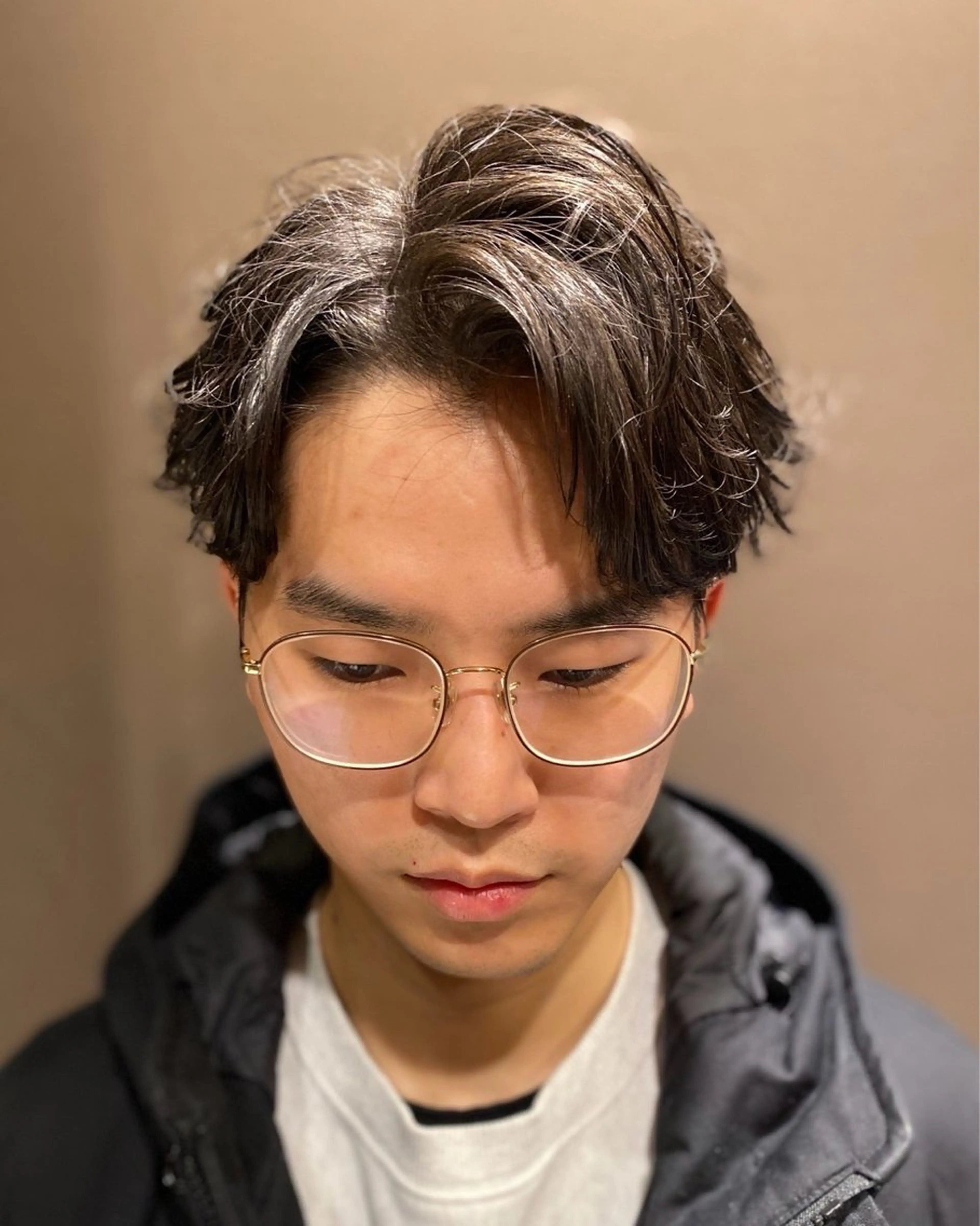 ミディアム 山道 啓介のヘアスタイル