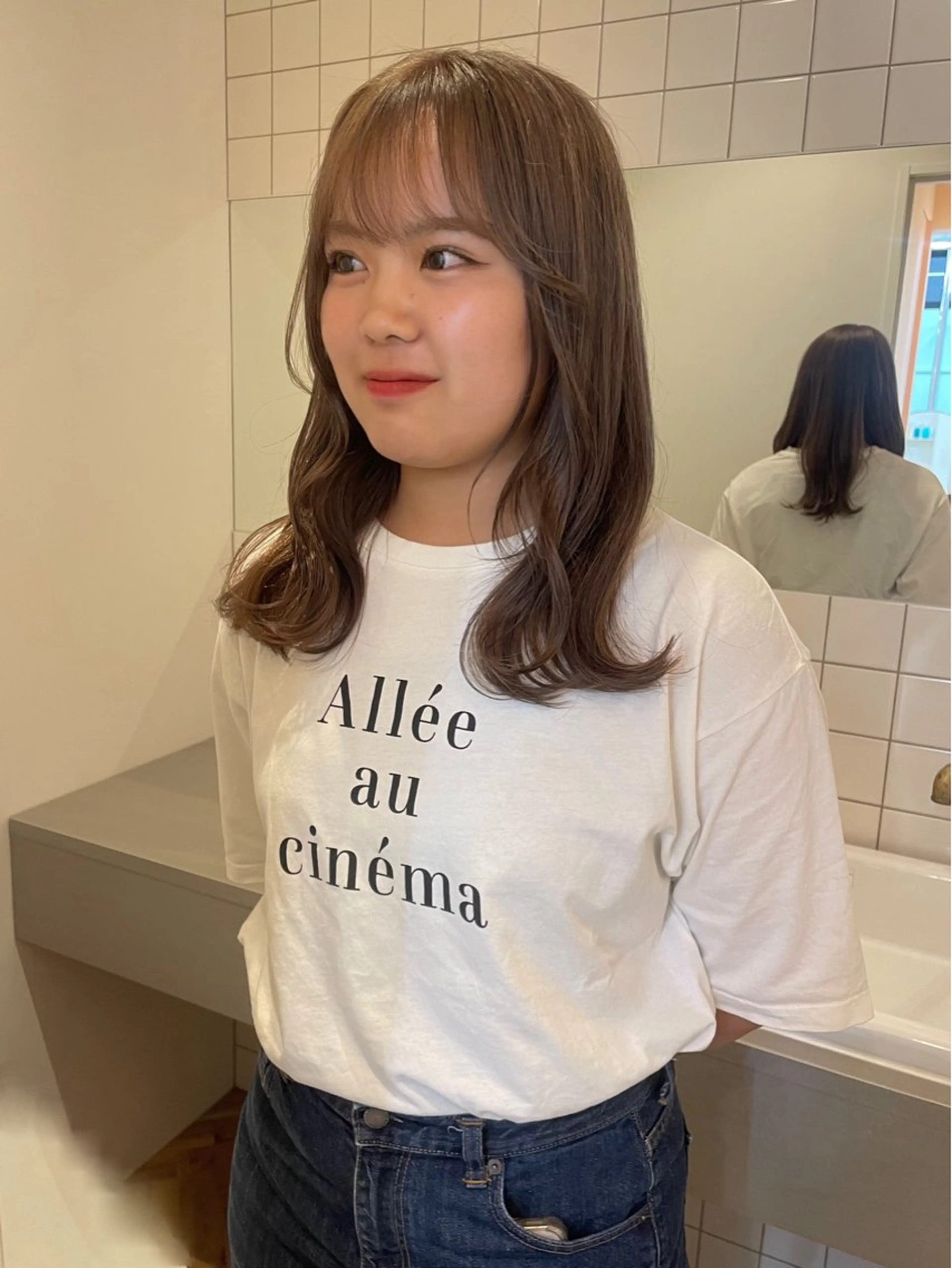 セミロング ボブカットモデル/パ ーマ/harunaのヘアスタイル