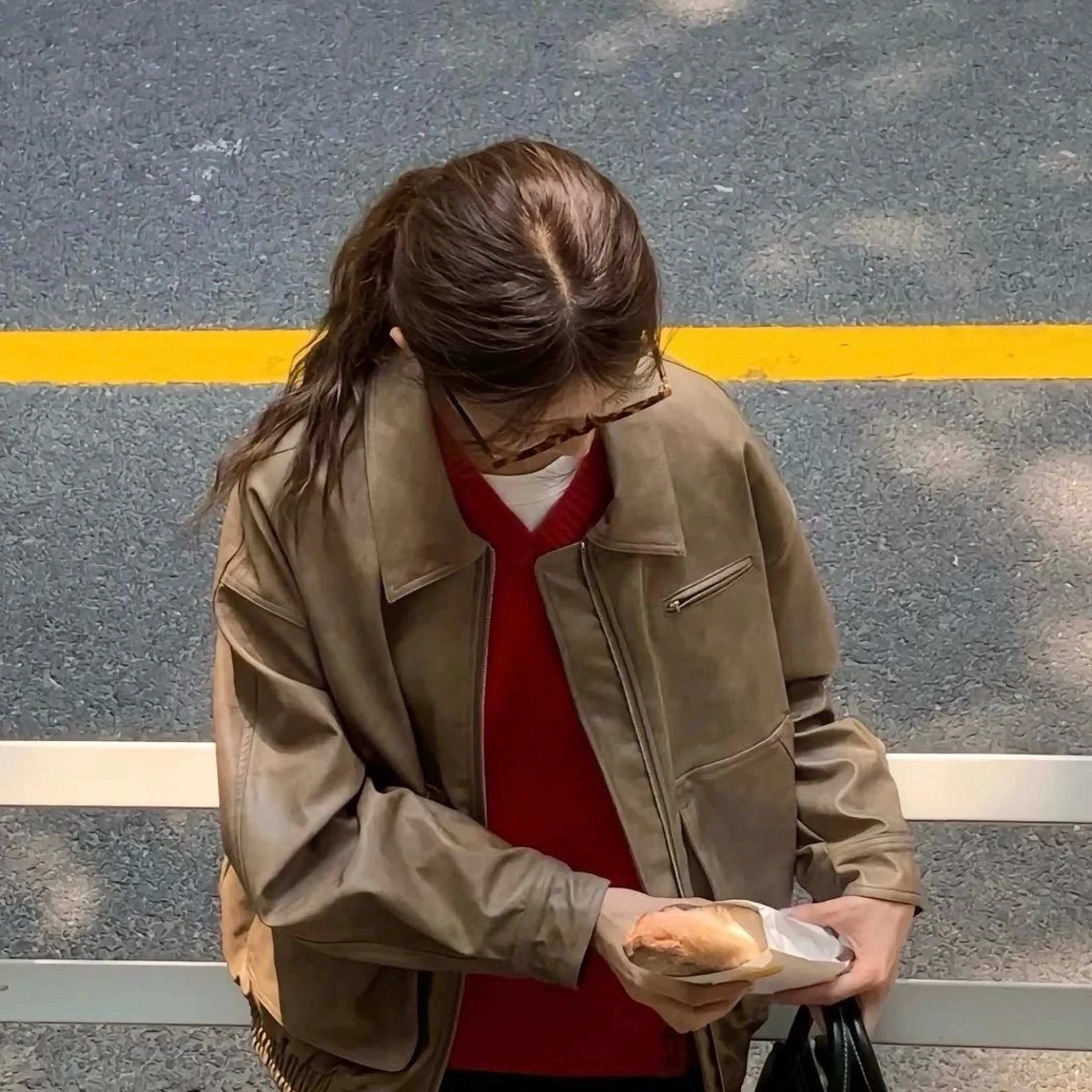 カラー ブリーチ 韓国アンニュイ/ アミのヘアスタイル