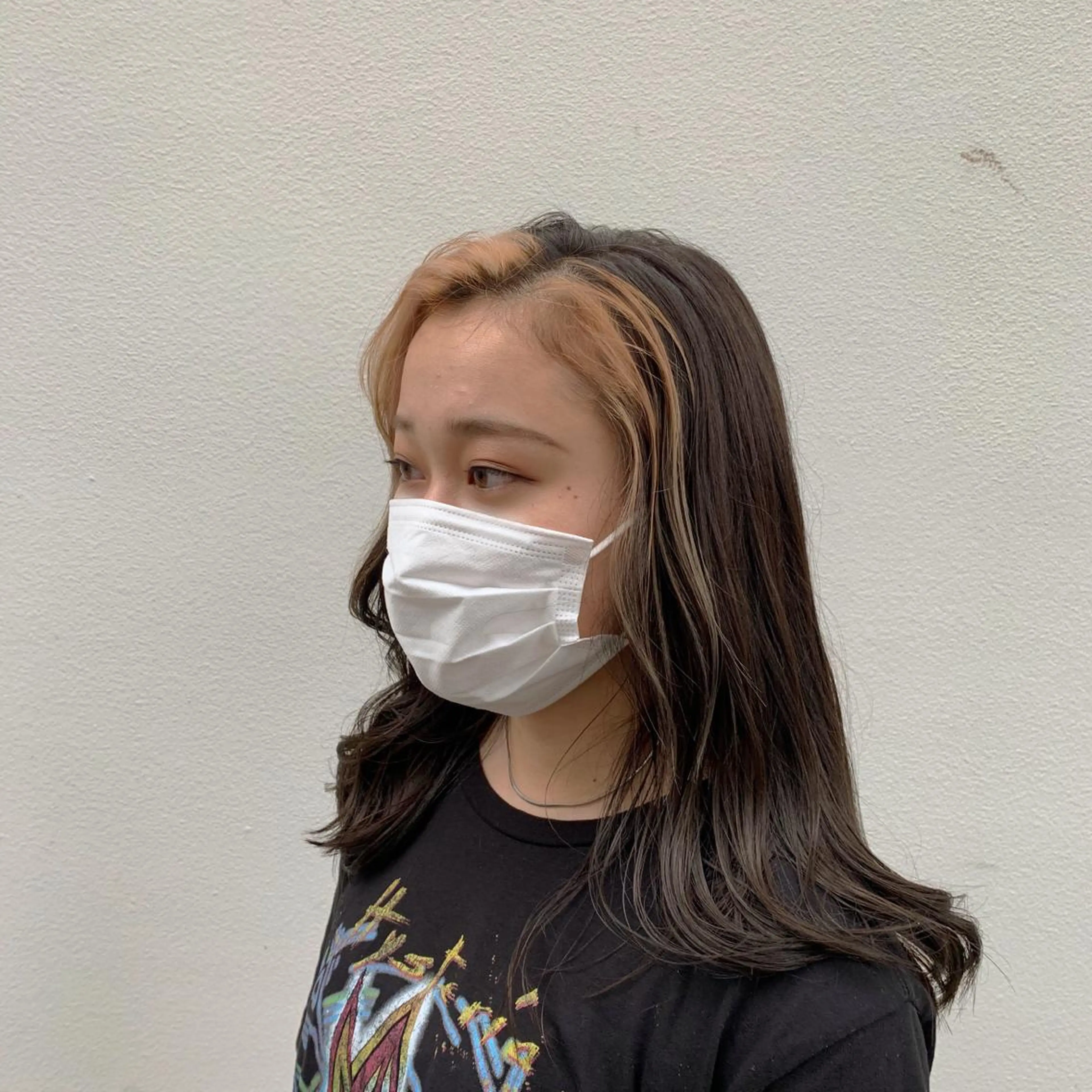 セミロング カラー カット 縮毛矯正 トリートメント 〽️magico/ ウルフDaiki〽️のヘアスタイル