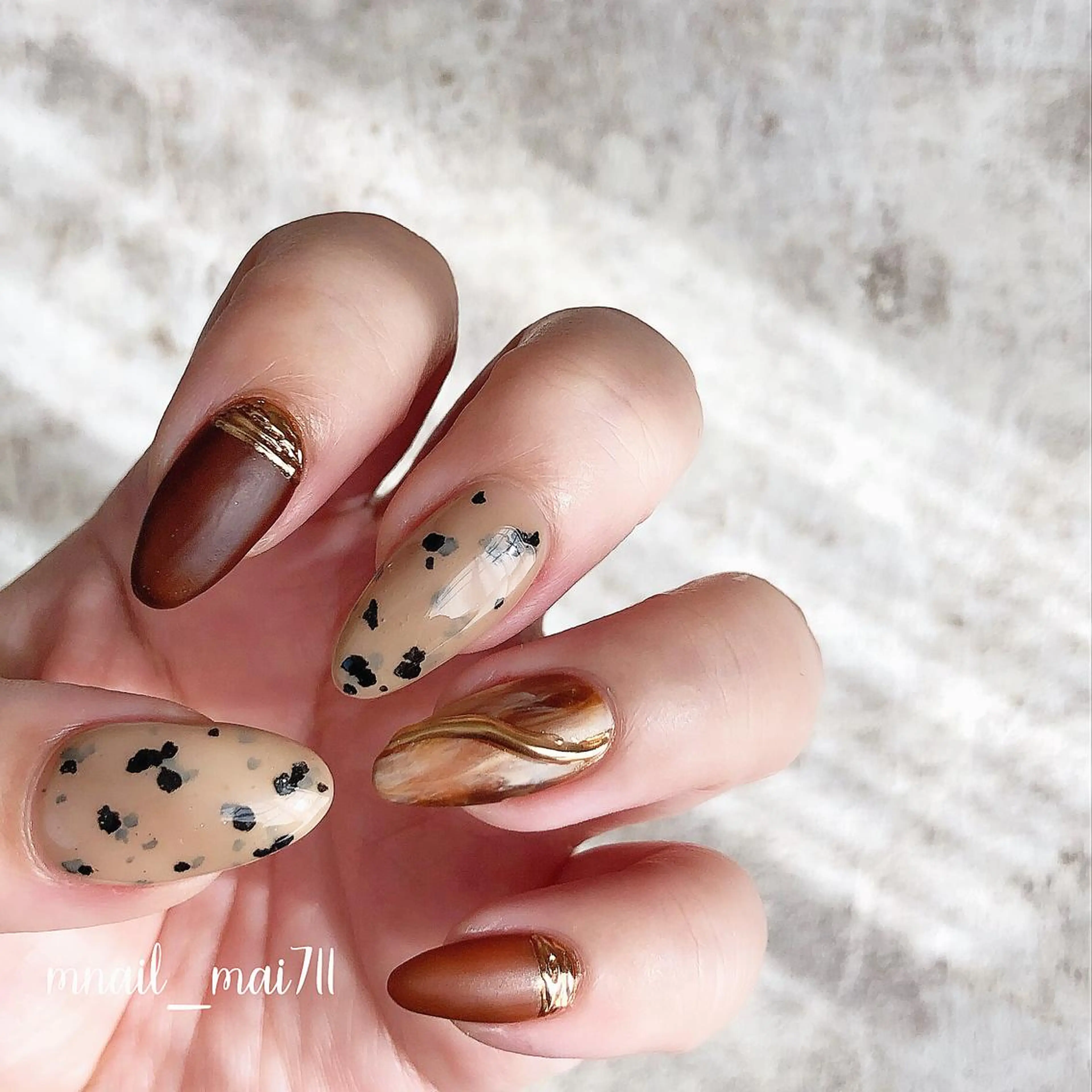 ネイル ハンドネイル Home salon M nailのネイルデザイン