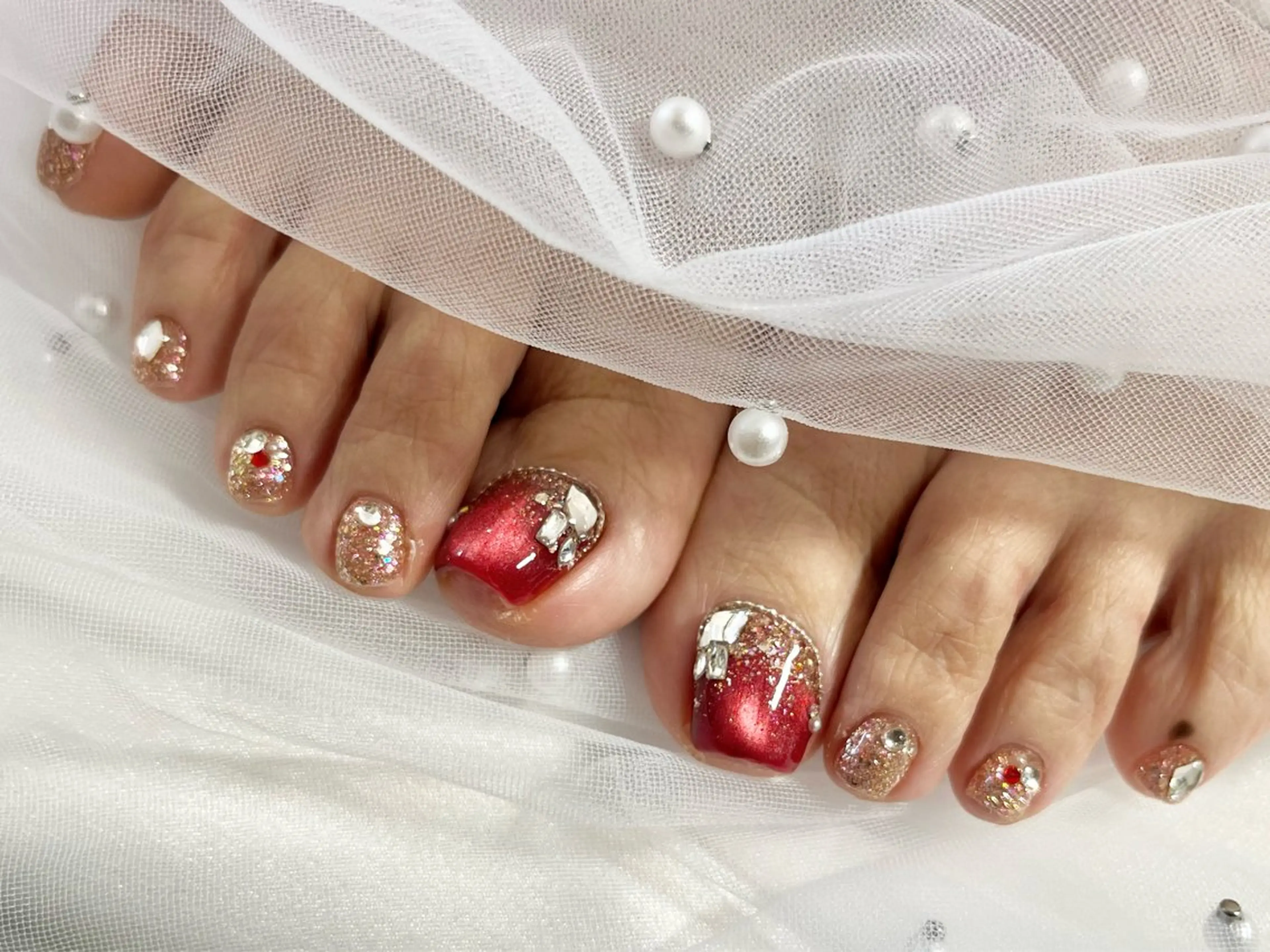ネイル フットネイル joieange嶋田 心斎橋店Nail🦋のネイルデザイン
