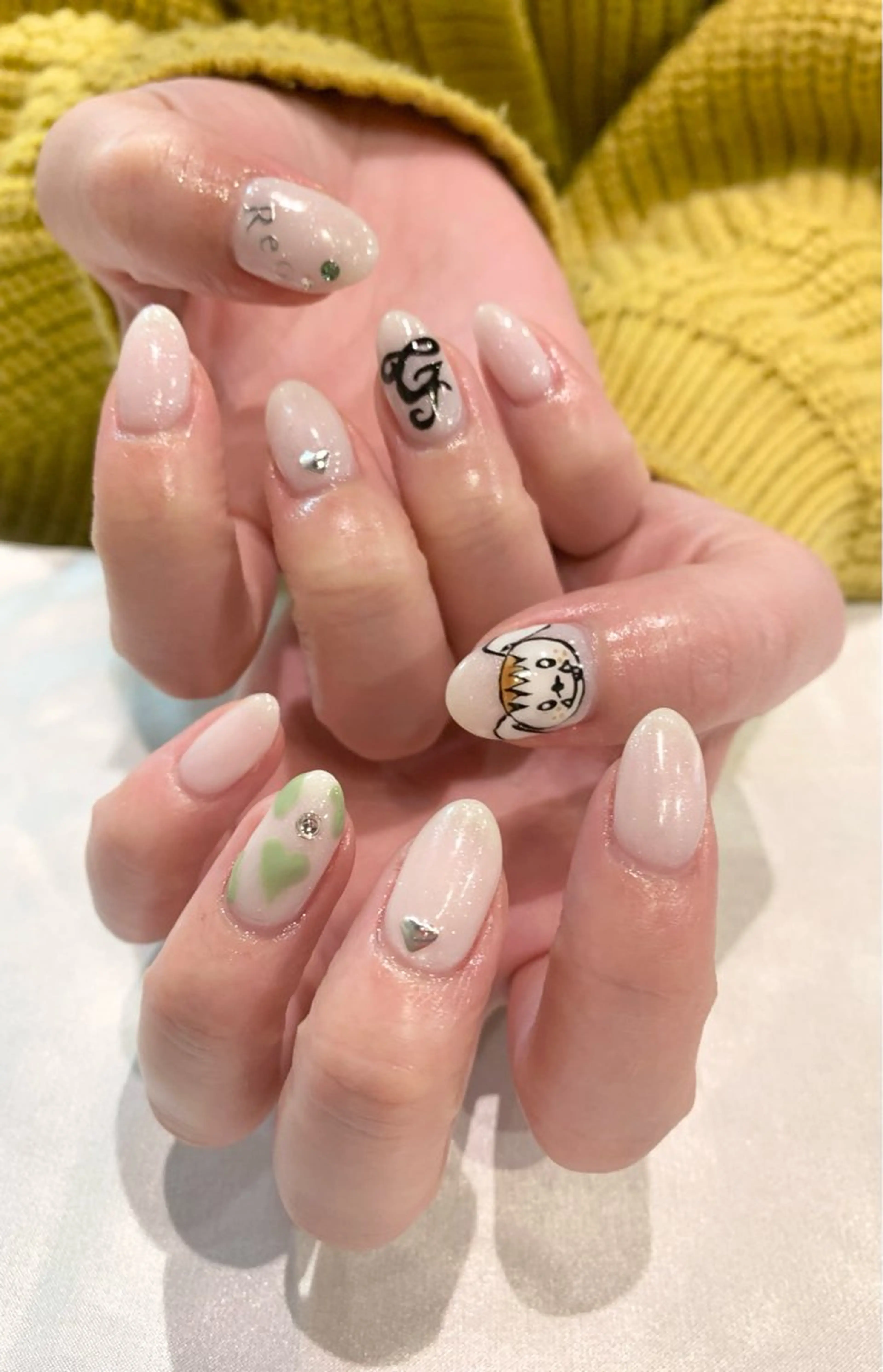 ネイル ハンドネイル ecrin 💎 mayuのネイルデザイン