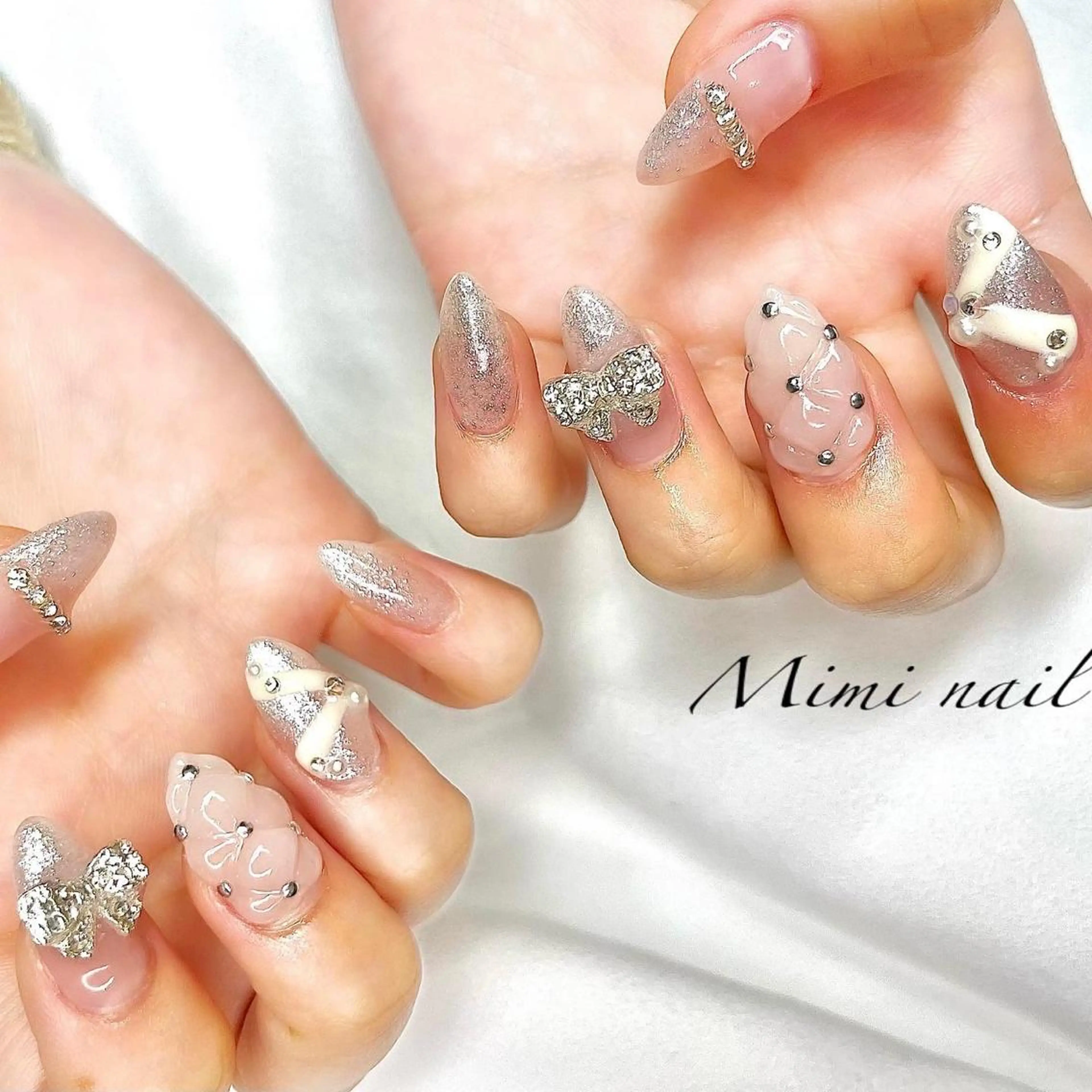 セミロング ハンドネイル beauty salonM&Iのネイルデザイン