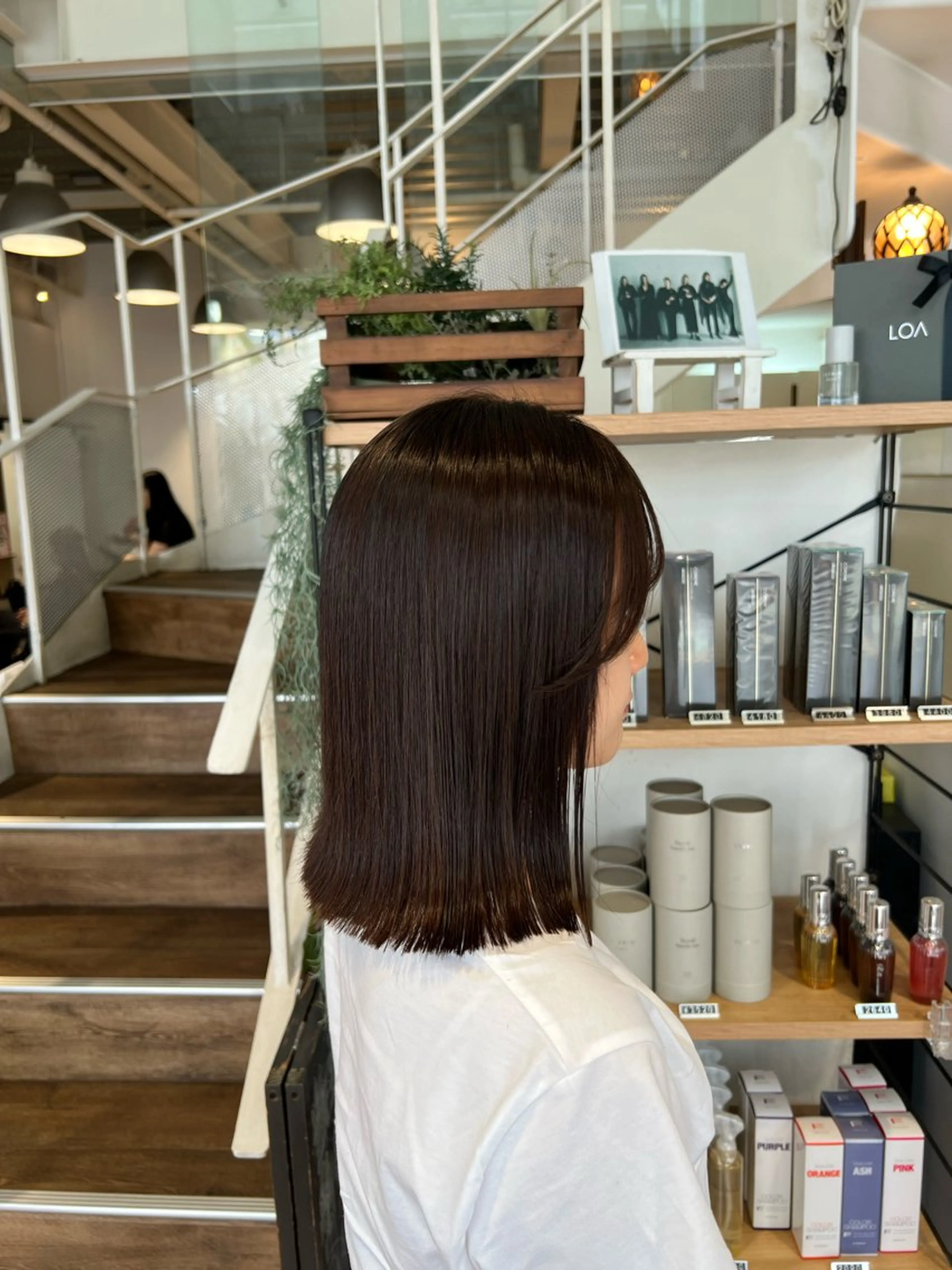 カラー グレージュ カット ヘアカラー トリートメント インナーカラー♡ Nanakoのヘアスタイル