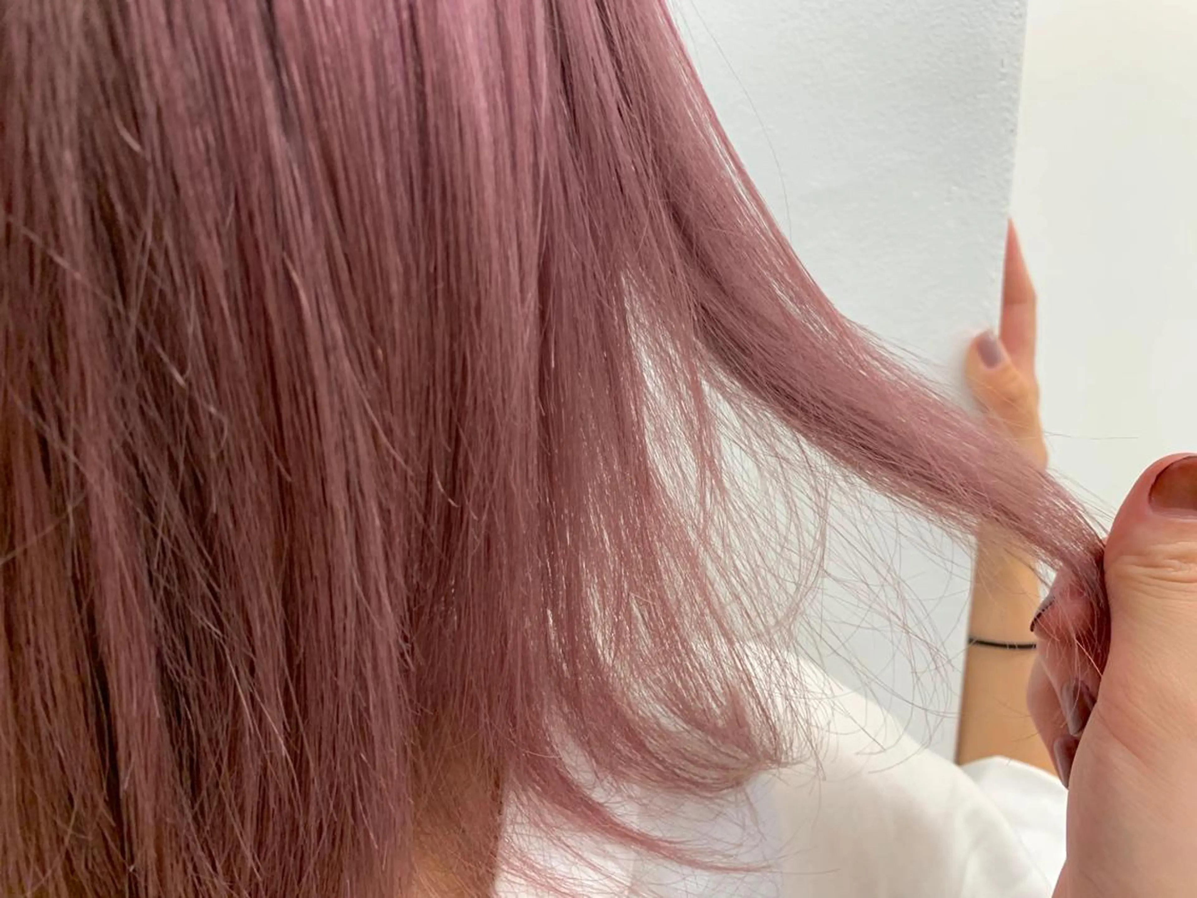 ミディアム カラー leben serikaのヘアスタイル